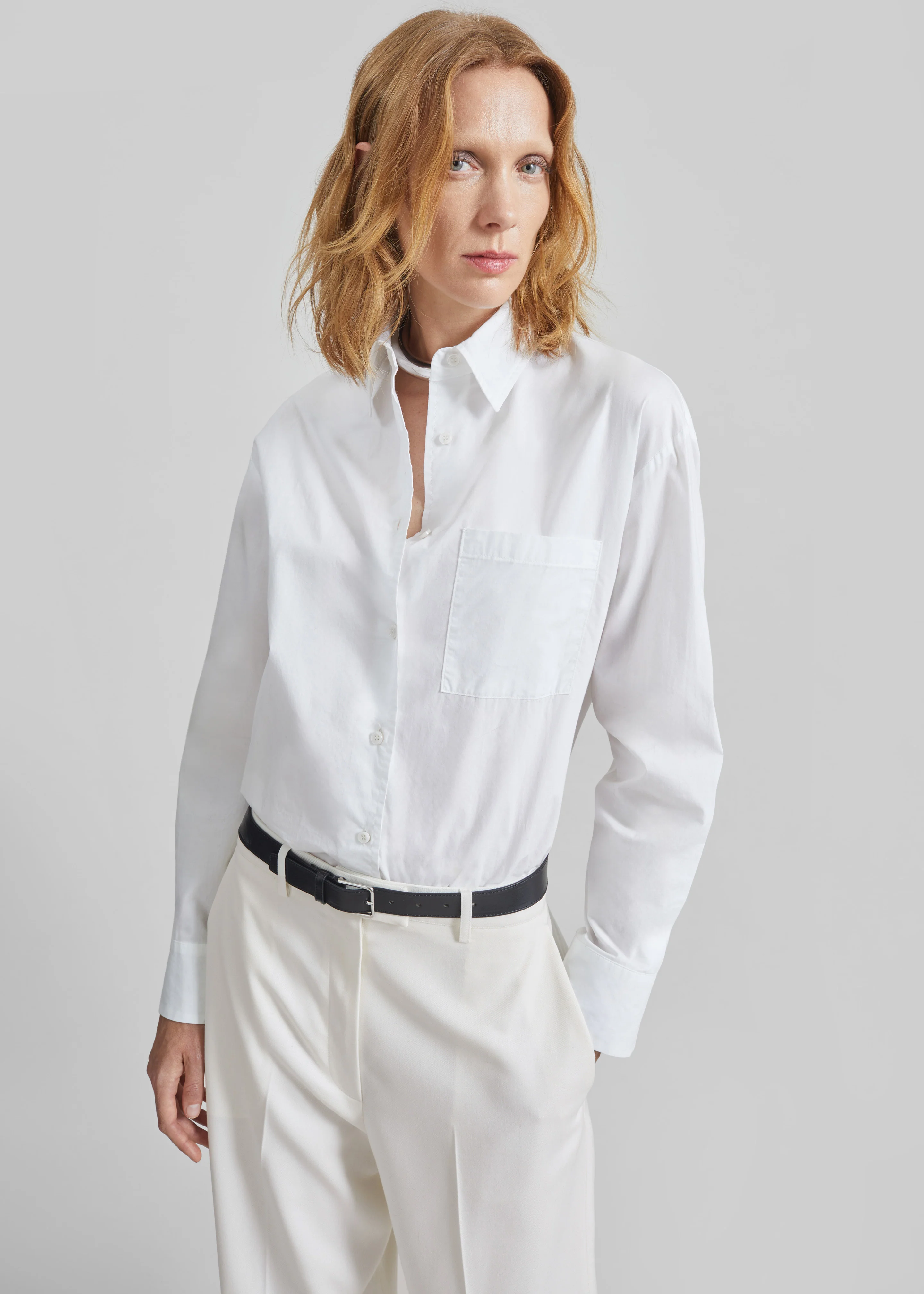 Lui Organic Cotton Shirt - White - Image 3