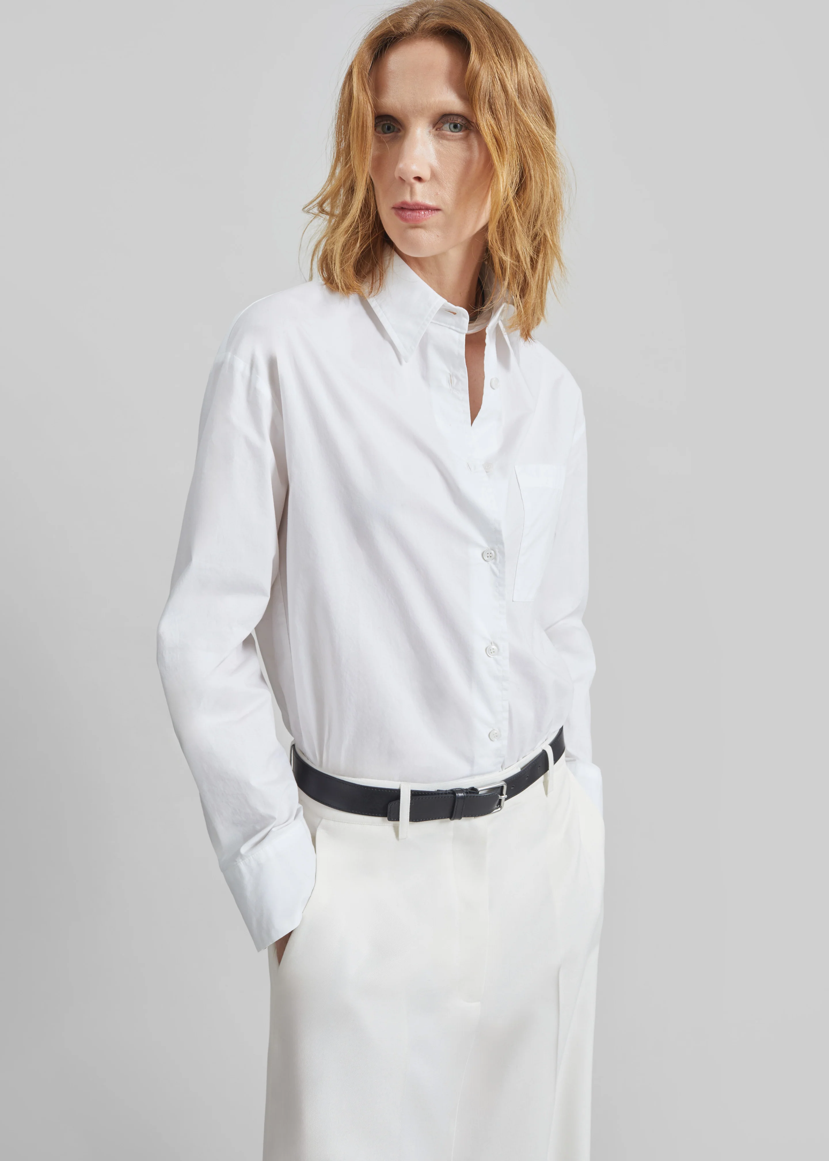 Lui Organic Cotton Shirt - White - Image 7