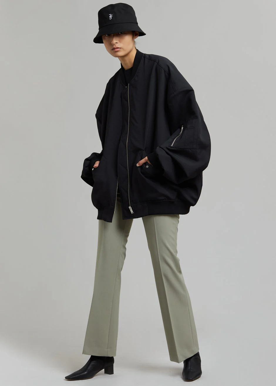 Lumi Bomber Jacket - Black - Image 3