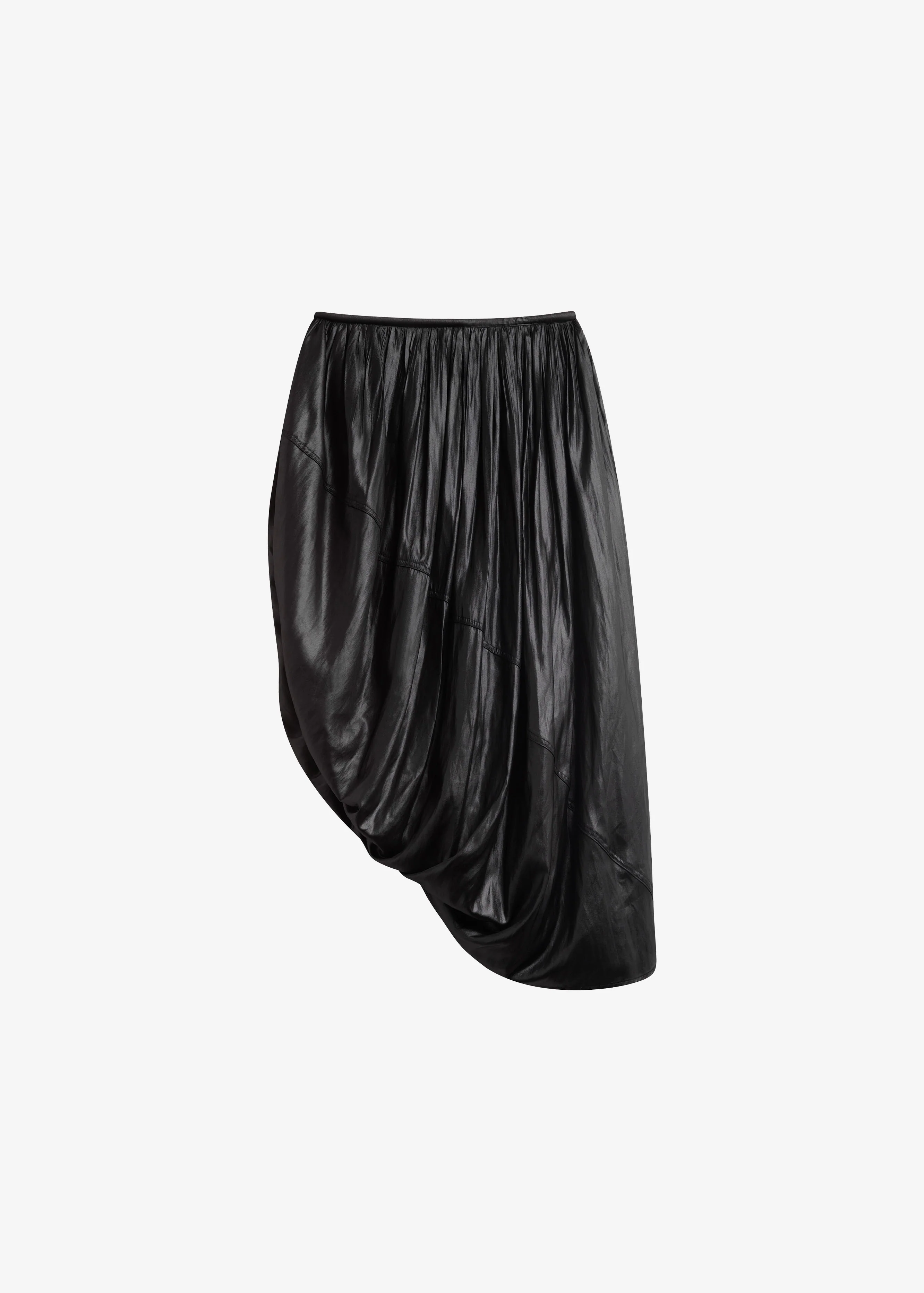 Mabillon Corded Draped Skirt - Black - Image 8
