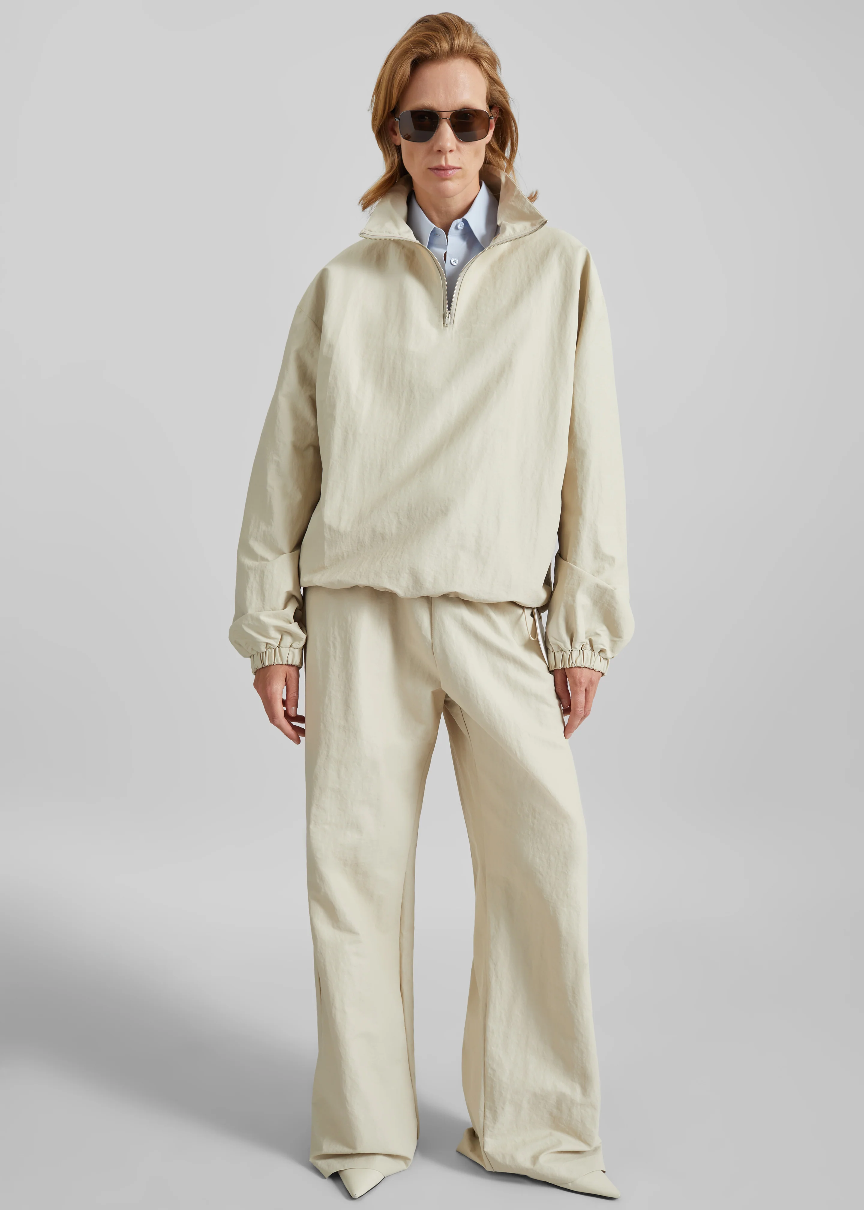 Majvik Windbreaker Anorak - Light Beige - Image 2