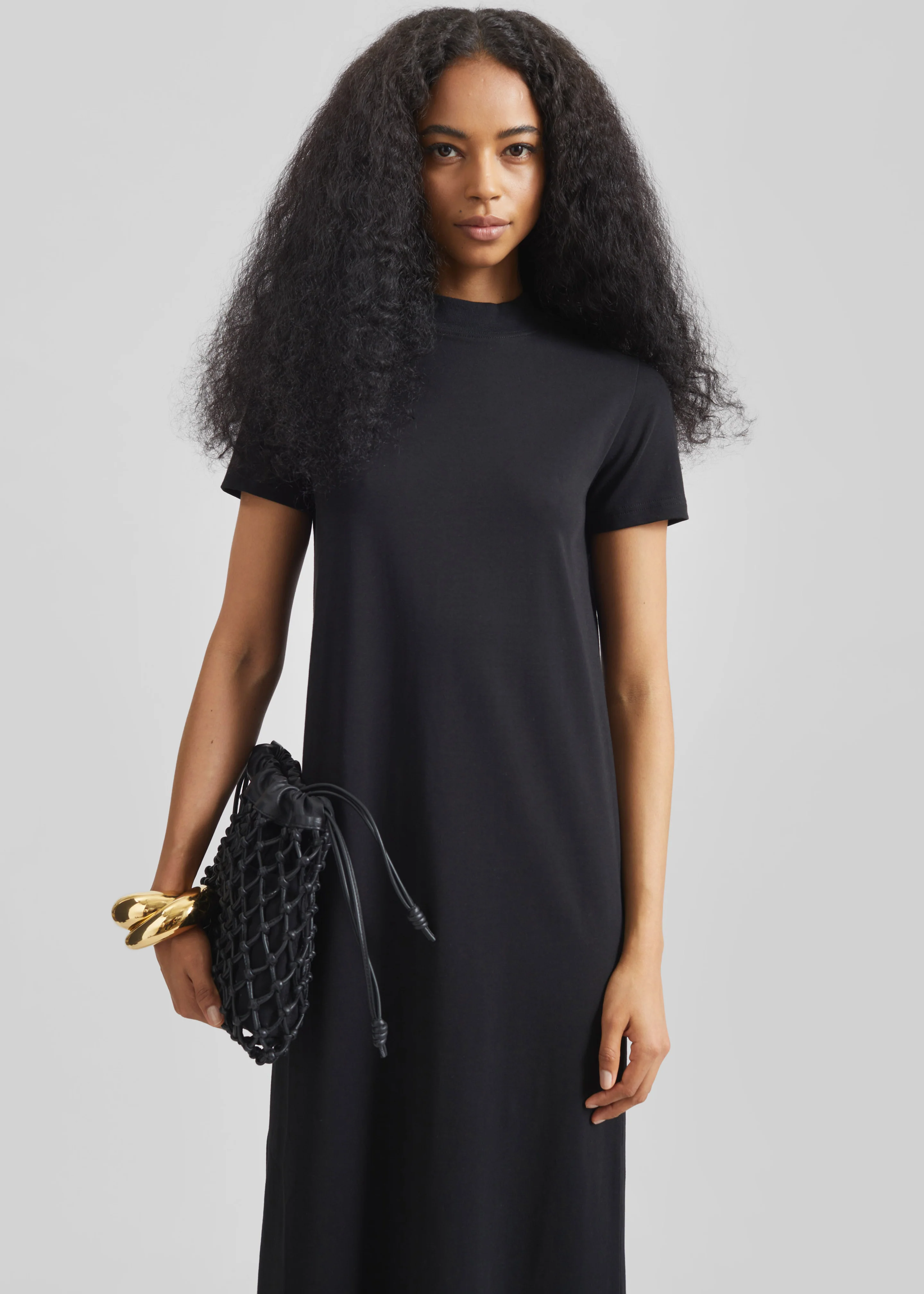 Malo T-Shirt Dress - Black - Image 2