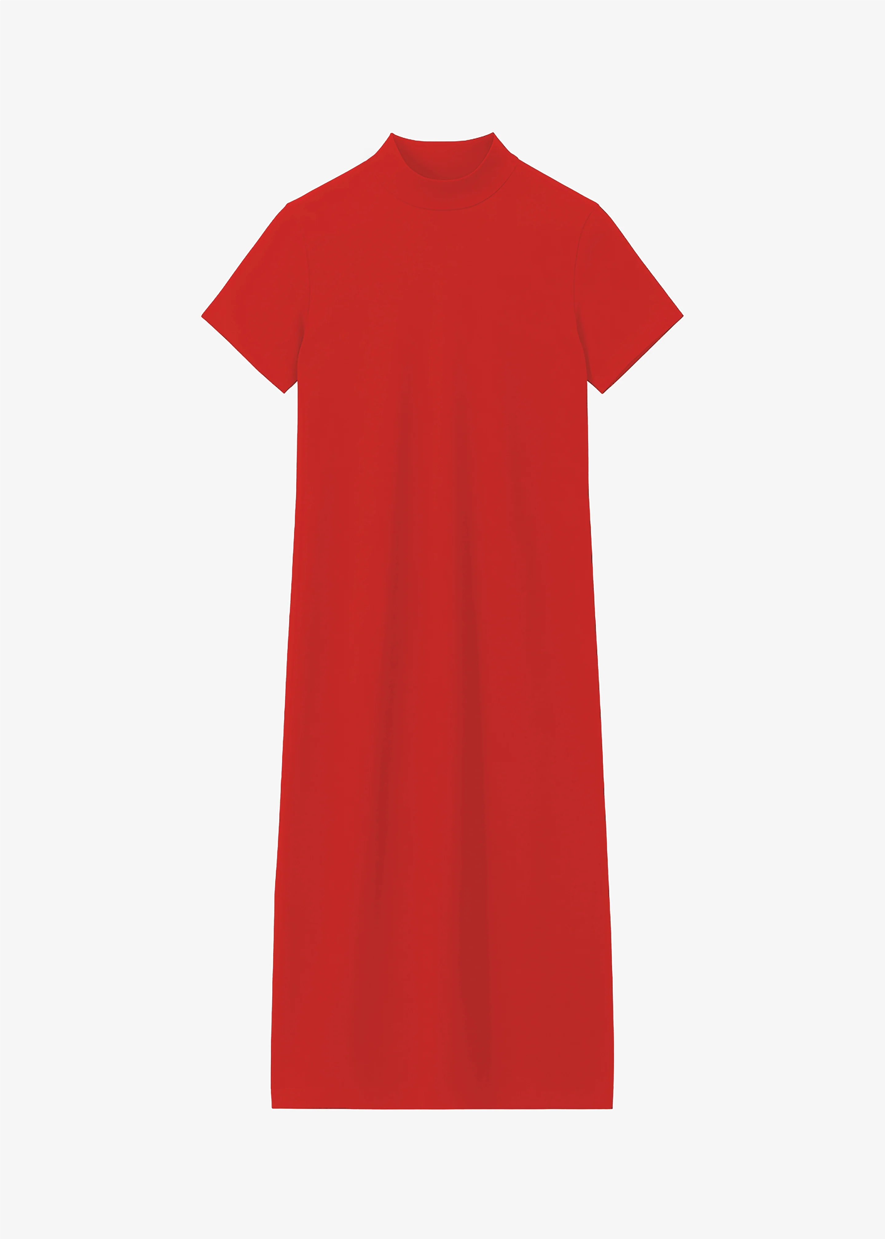 Malo T-Shirt Dress - Red - Image 8