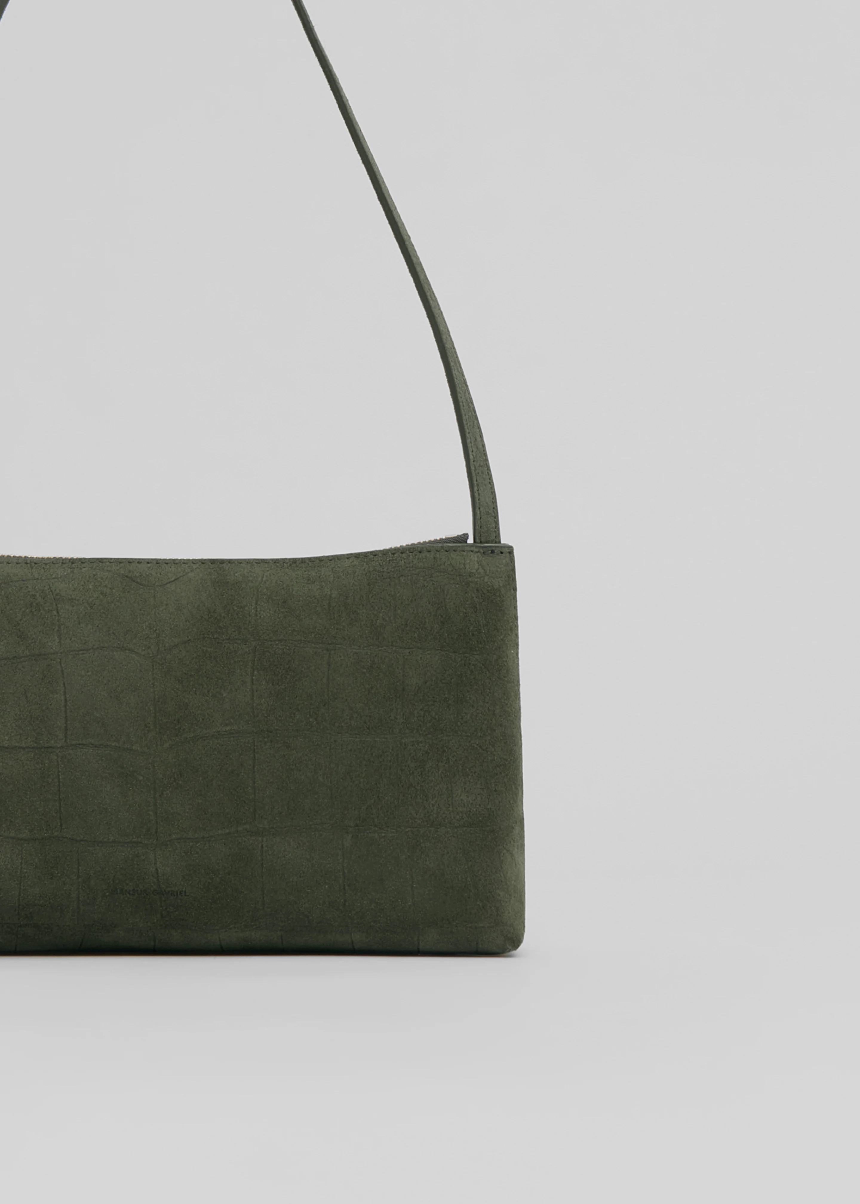 Mansur Gavriel Gaia Shoulder Bag - Moss - Image 4