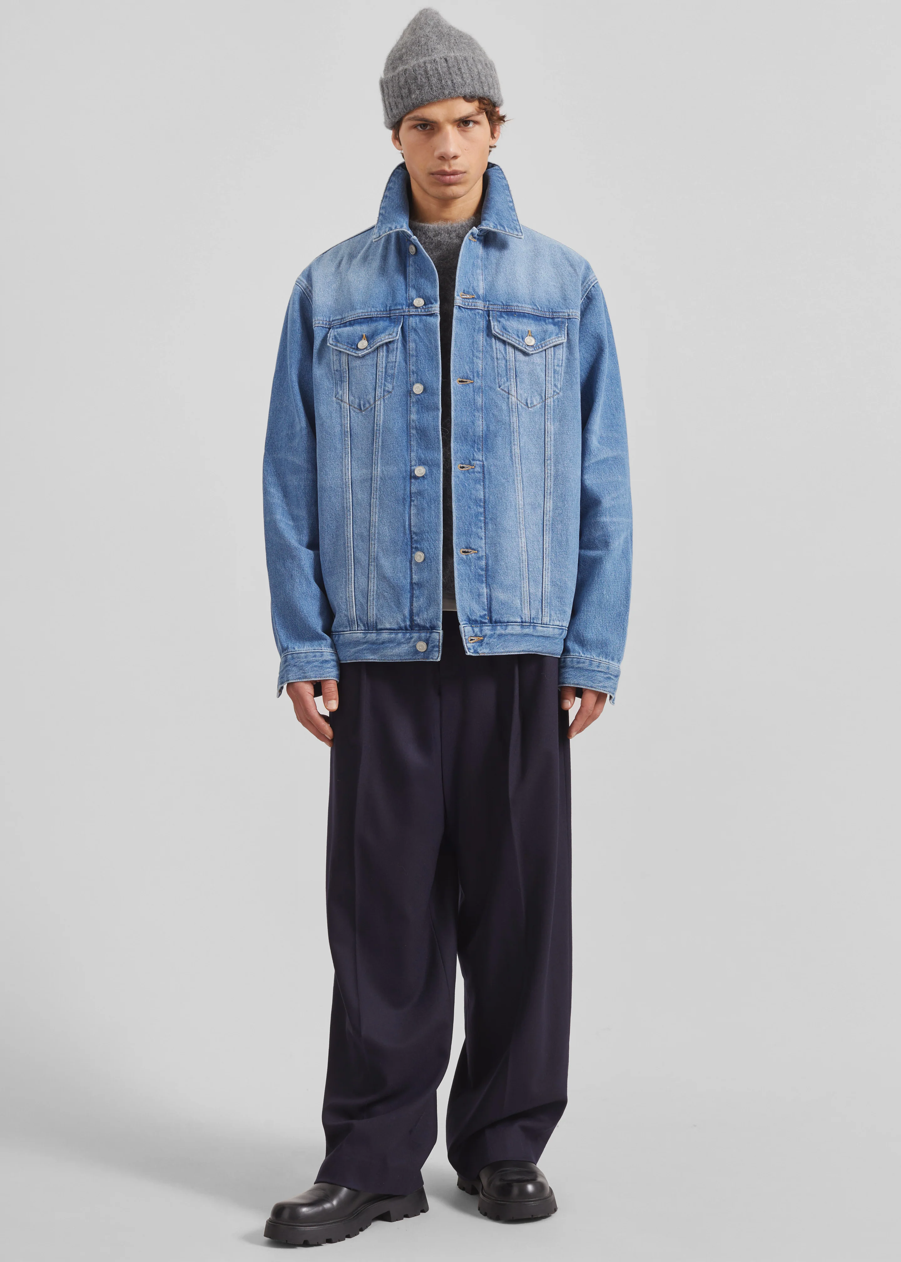 Marden Denim Jacket - Medium Wash - Image 11
