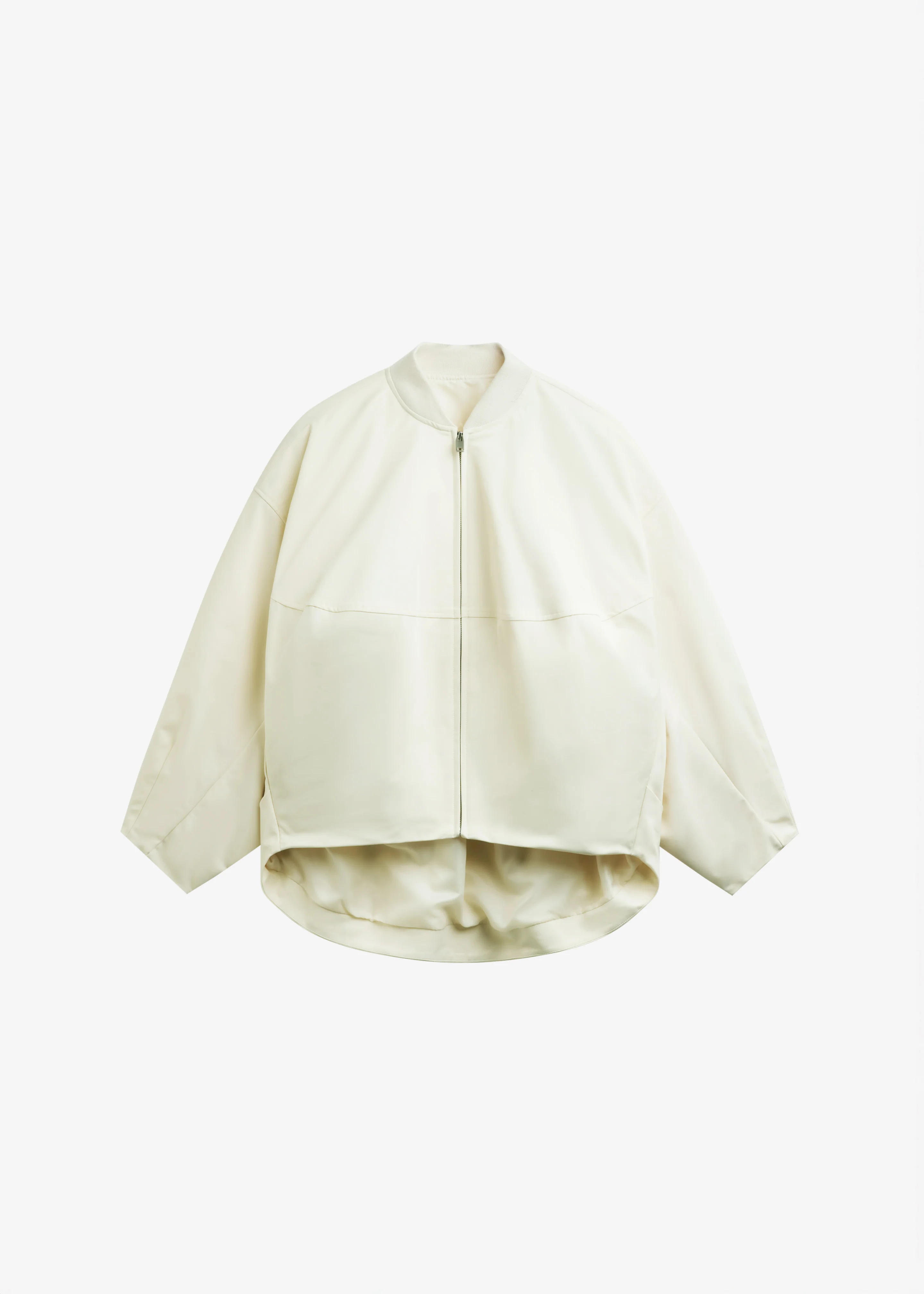 Marslev Cocoon Jacket - Cream - Image 8