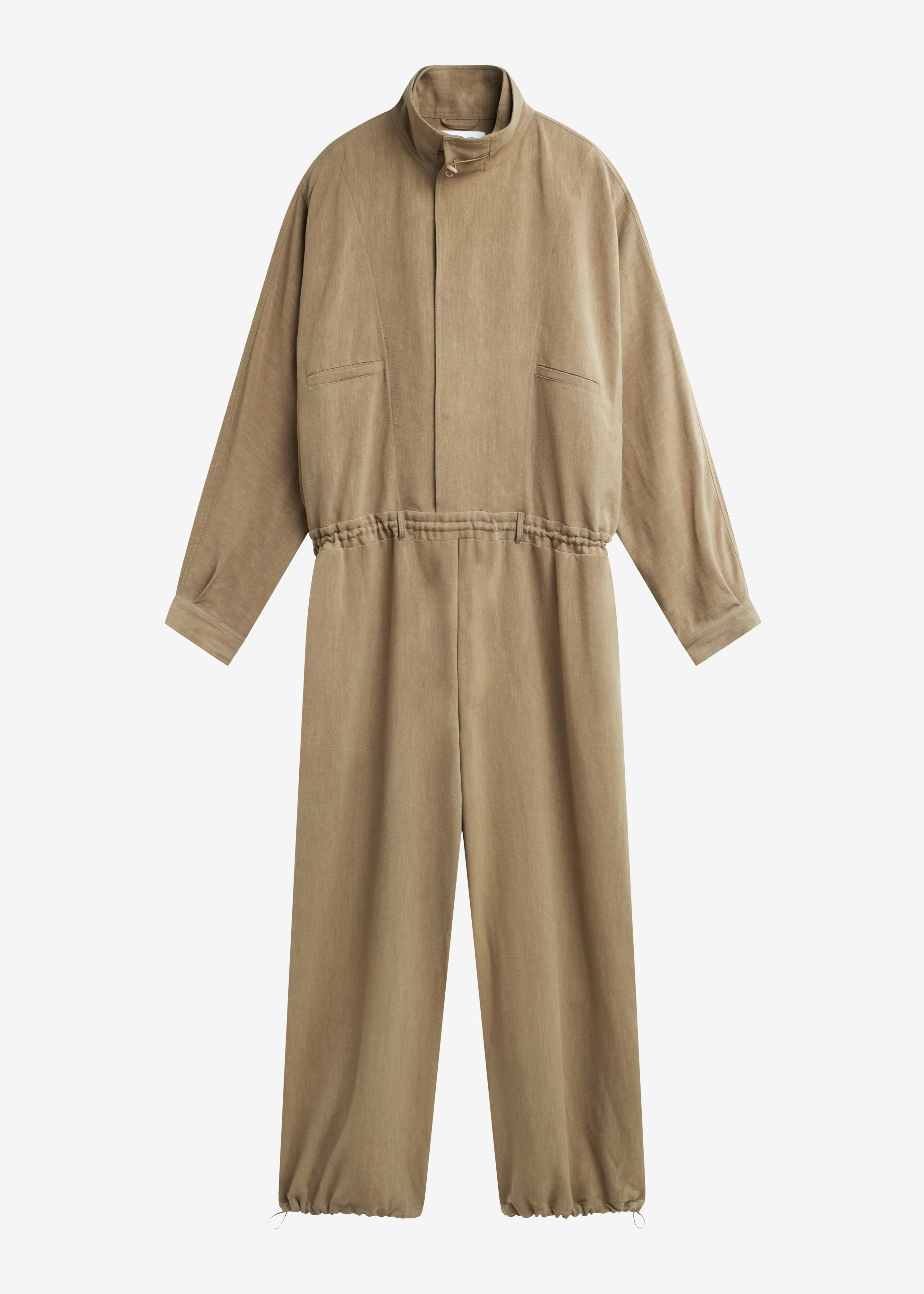 Marvin Linen Jumpsuit - Camel - Image 7