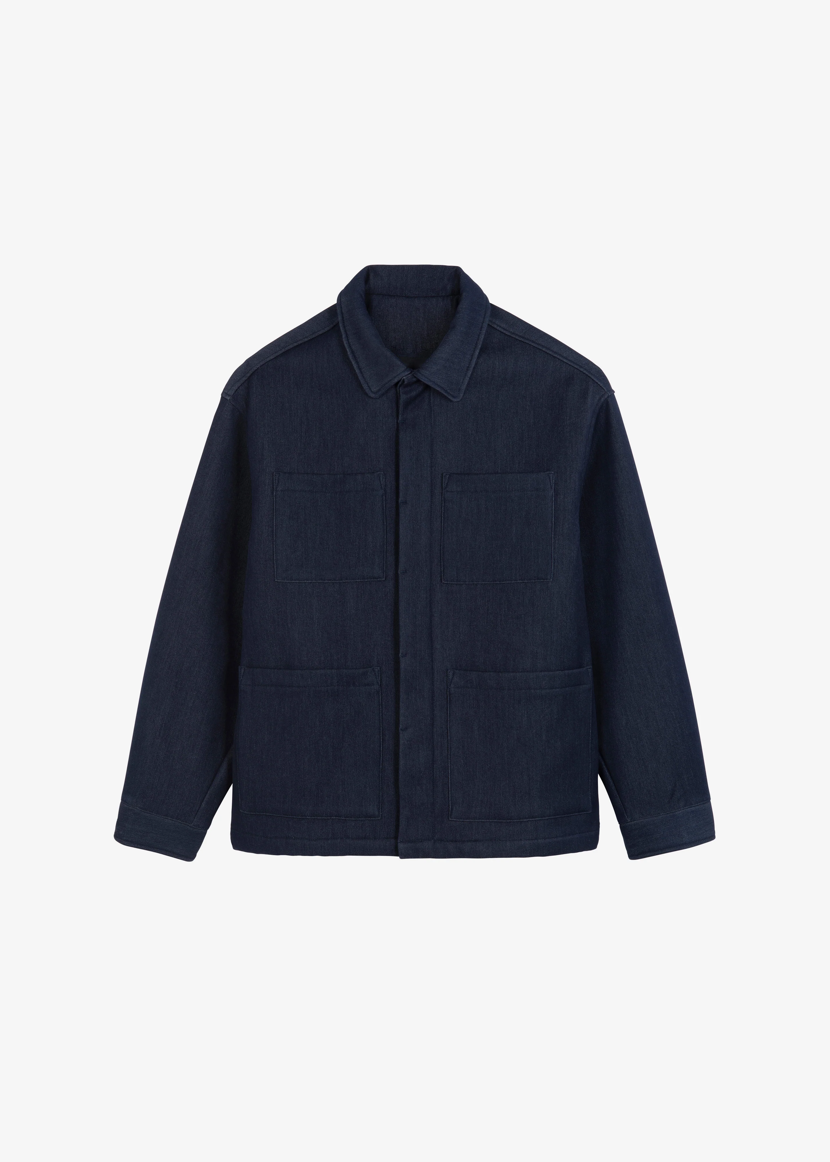 Mason Boxy Jacket - Indigo - Image 7