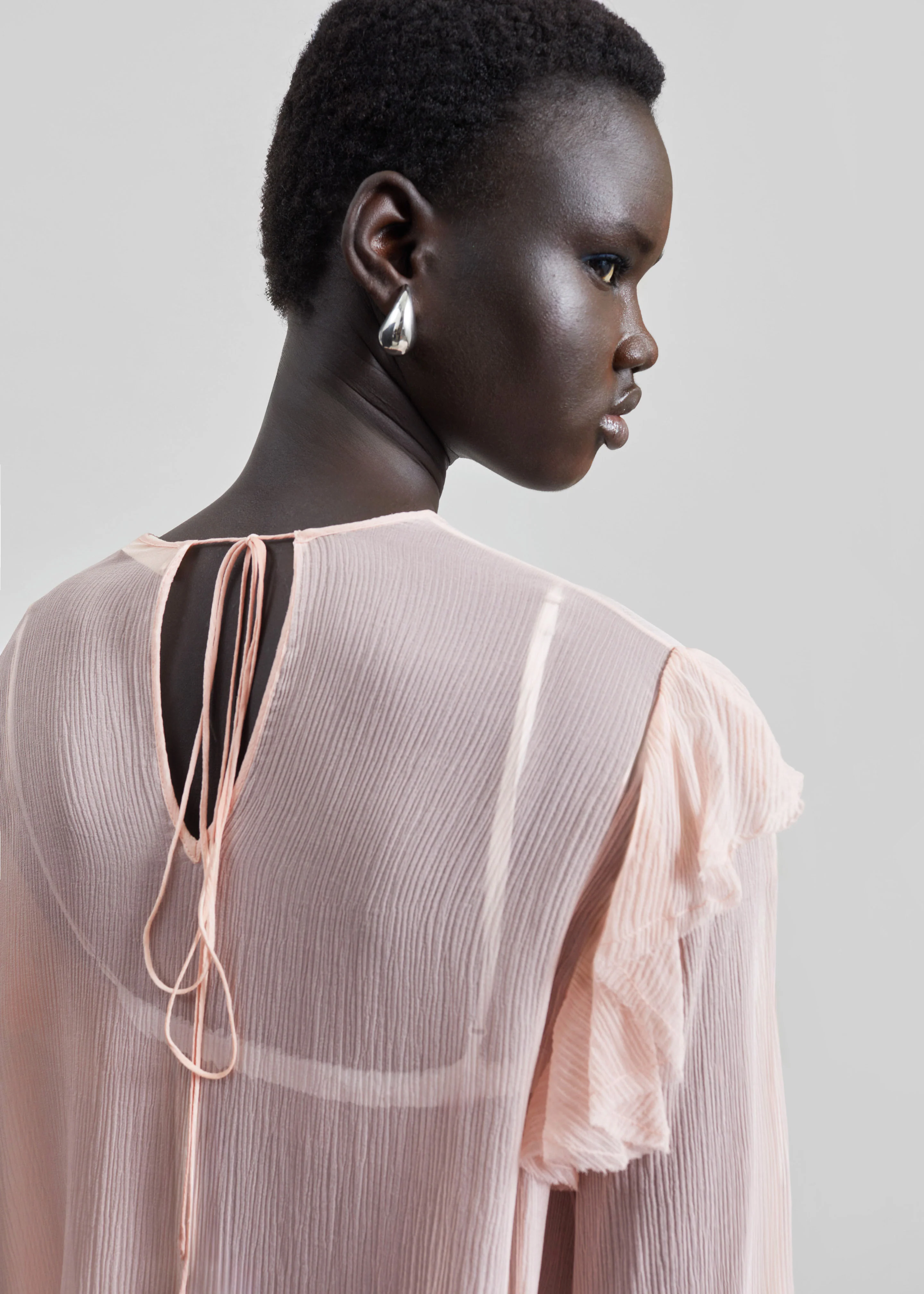 Matin Varese Mini Dress - Palest Pink - Image 7