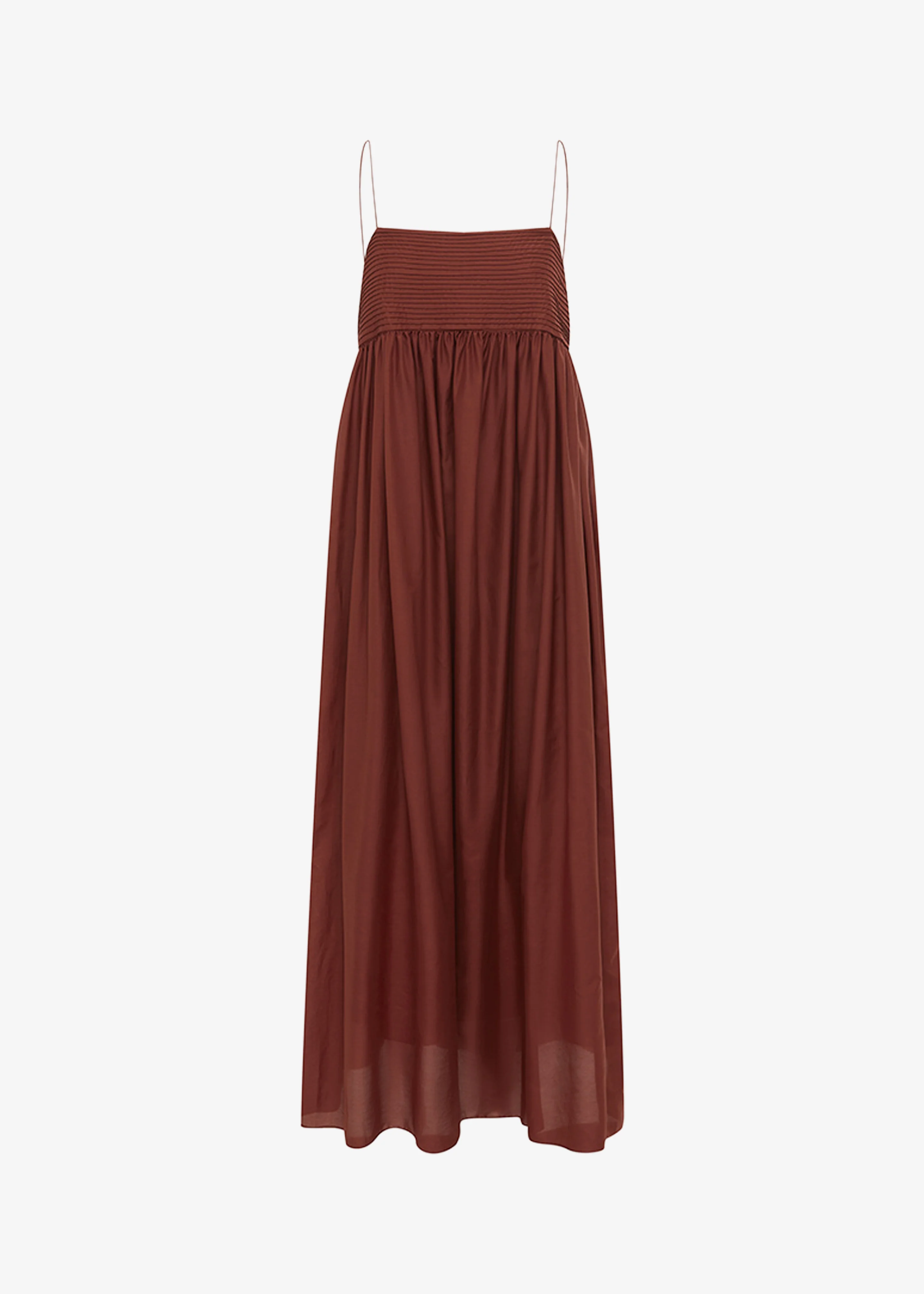 Matteau Empire Pintuck Bodice Dress - Maroc - Image 7