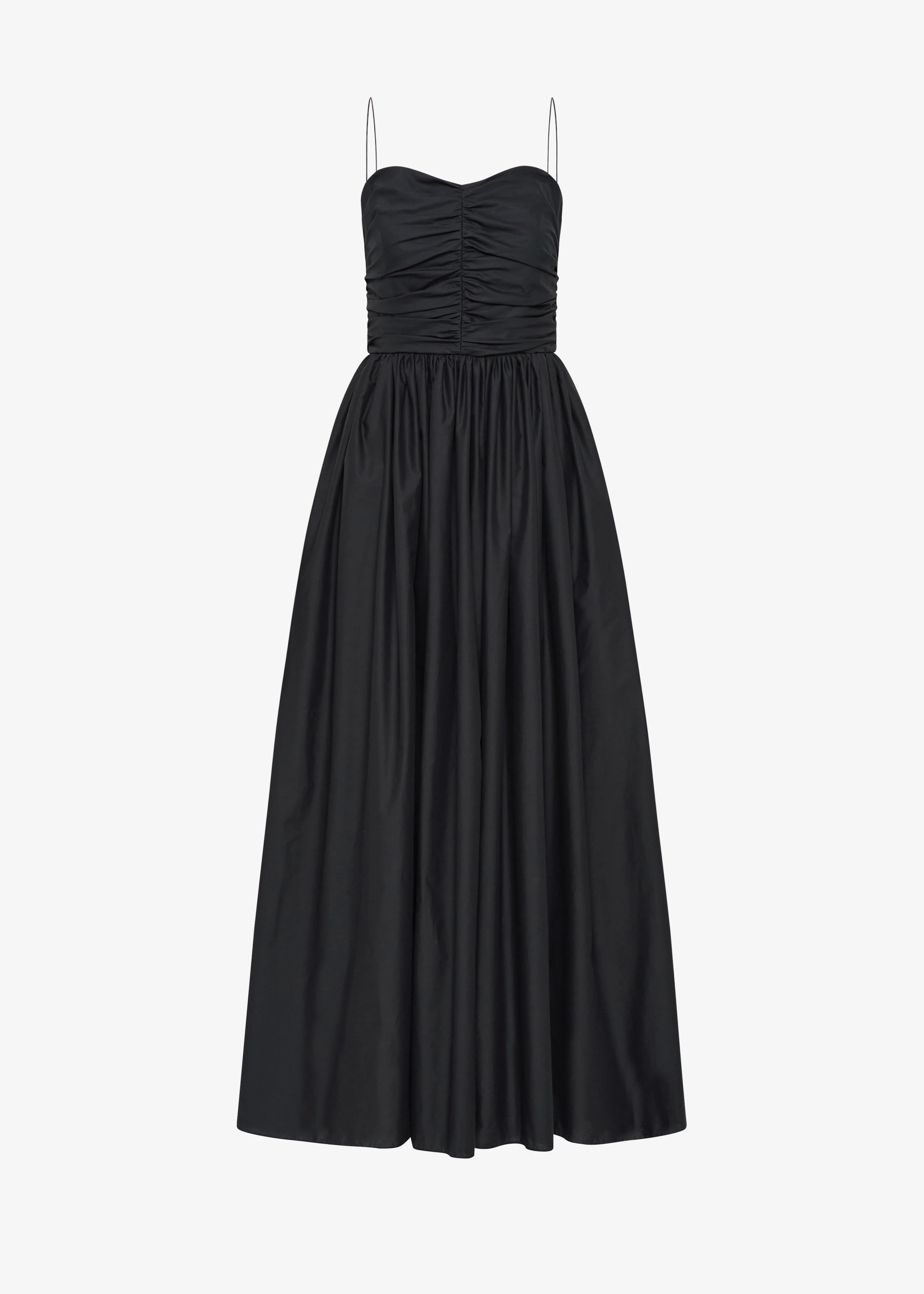 Matteau Gathered Bodice Dress - Black - Image 8