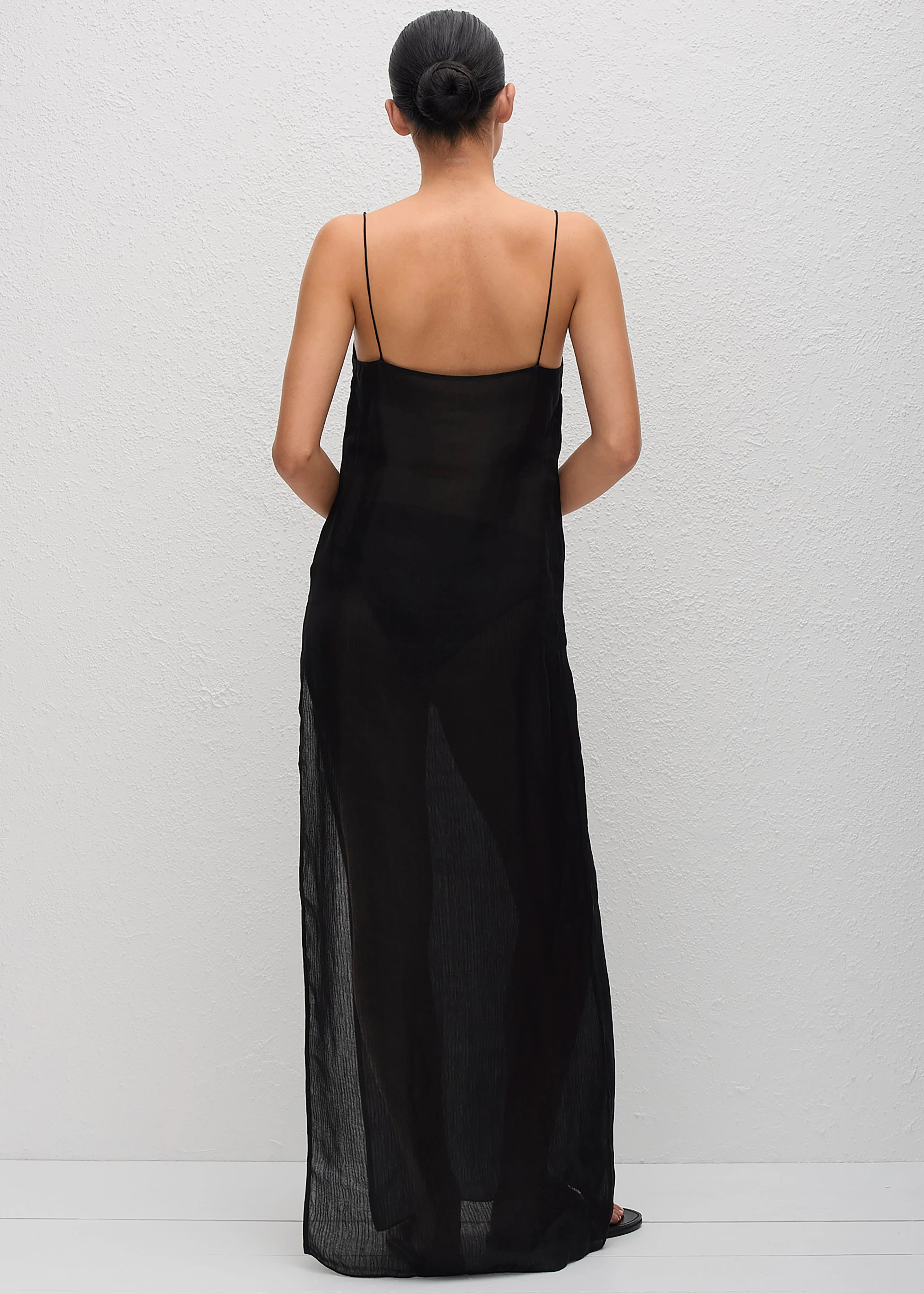 Matteau Sheer Cami Dress - Black - Image 5