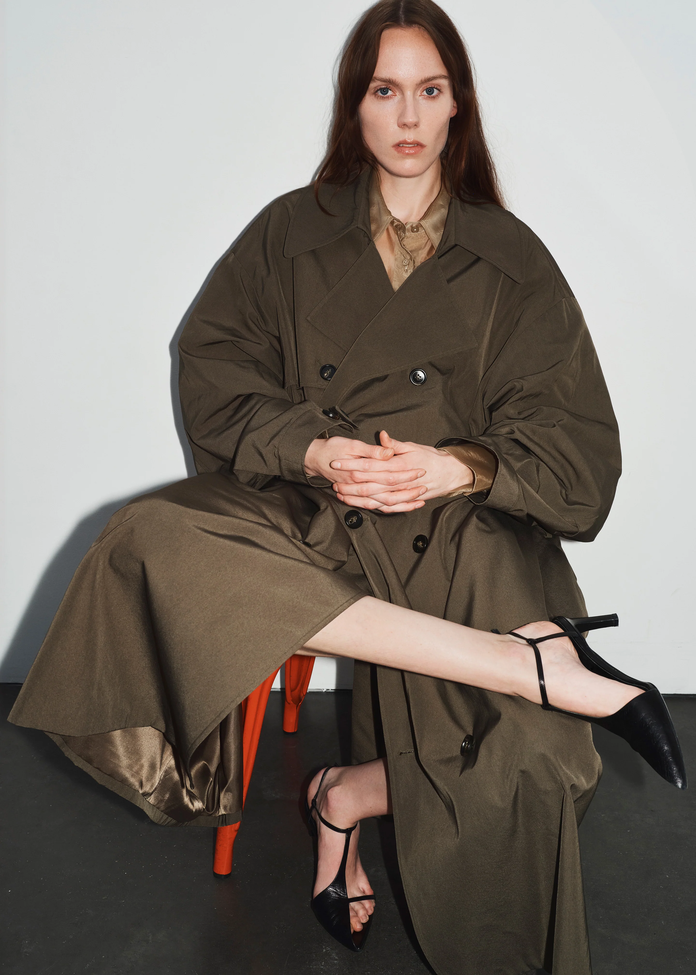 Mavis Oversized Trench - Khaki - Image 11