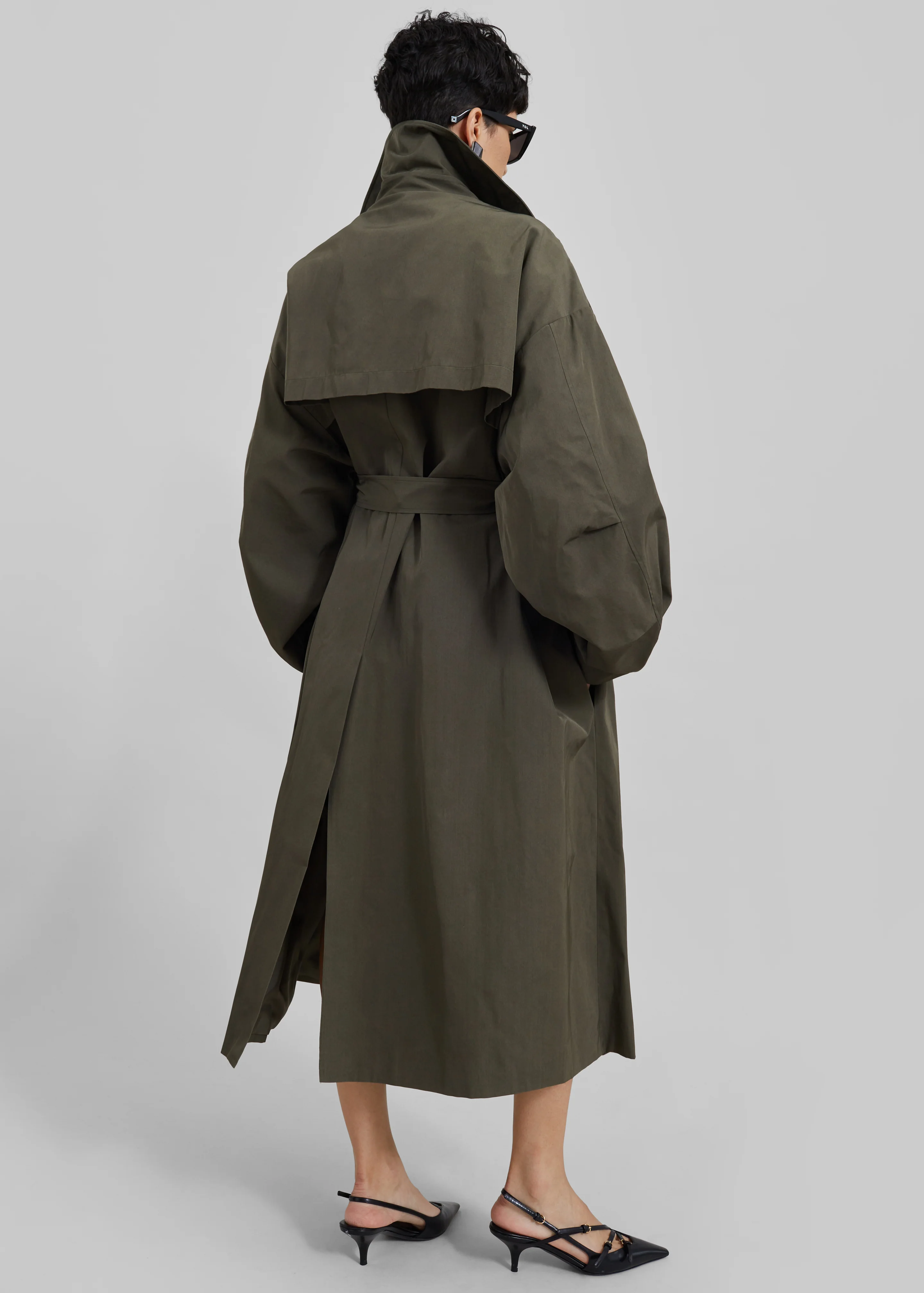 Mavis Oversized Trench - Khaki - Image 9