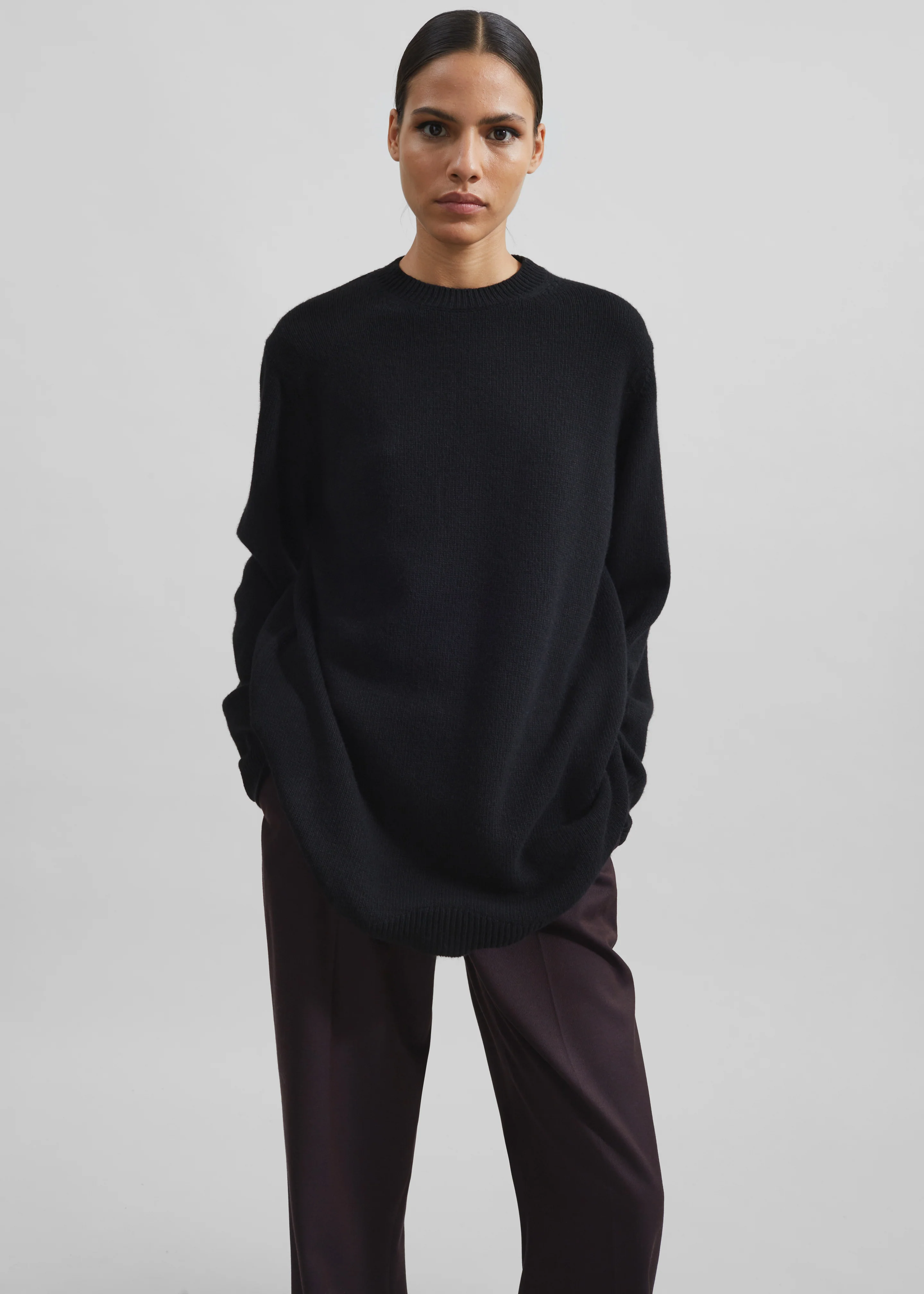 Maxime Knit Sweater Dress - Black - Image 4
