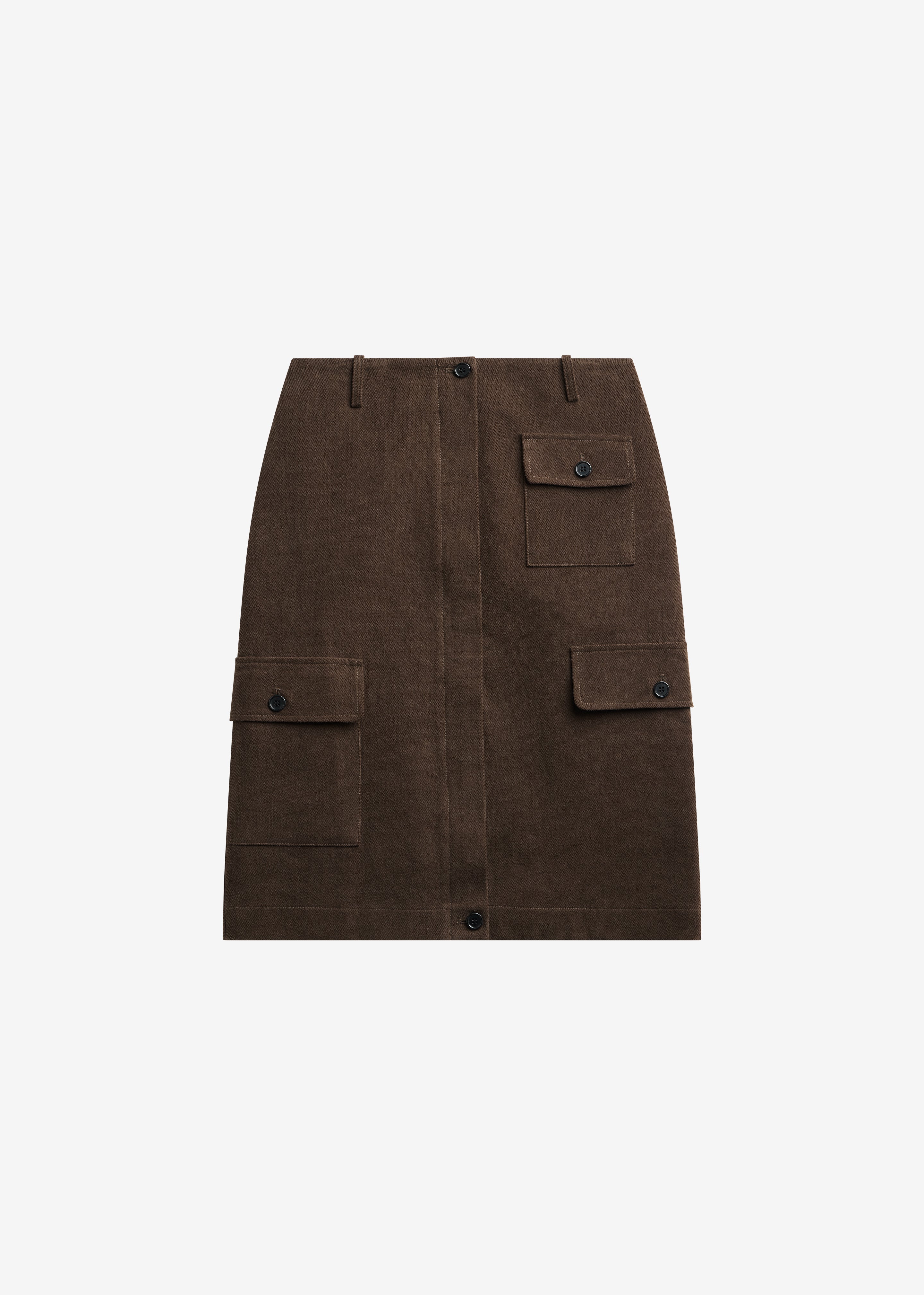 Mayenne Cargo Skirt - Brown - Image 8