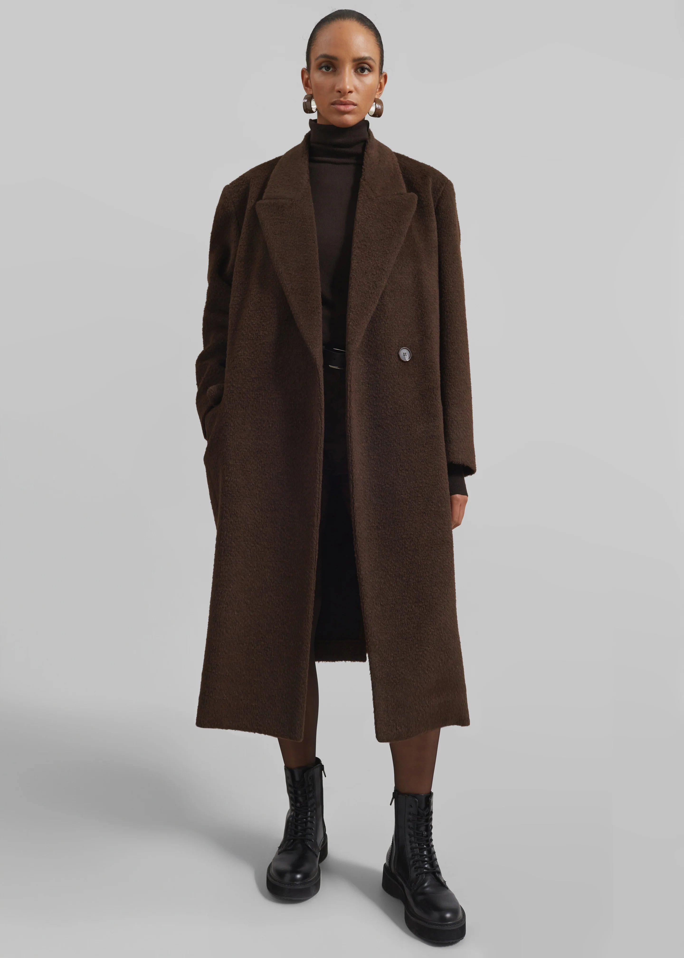 Melcombe Coat - Brown - Image 2
