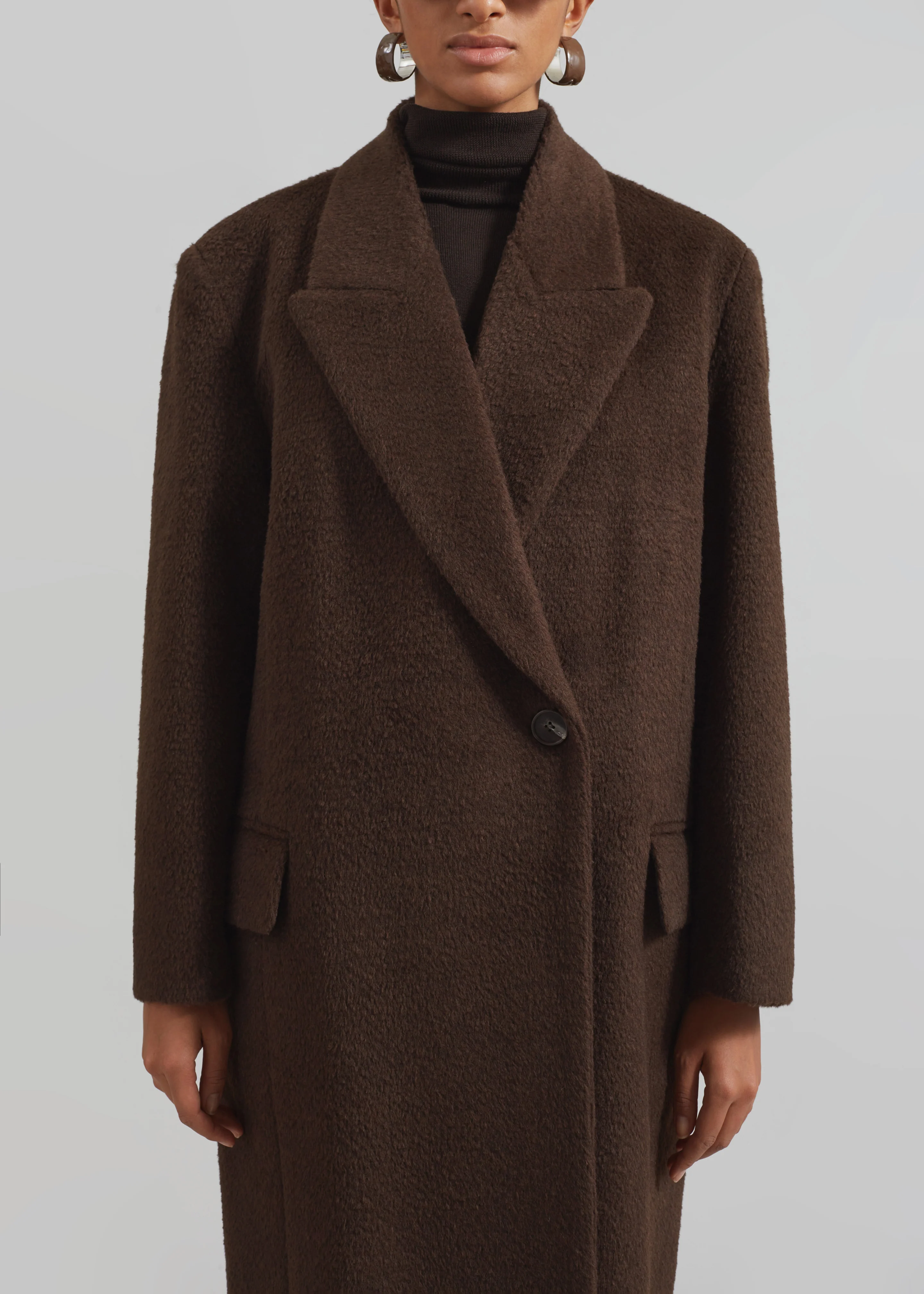 Melcombe Coat - Brown - Image 5