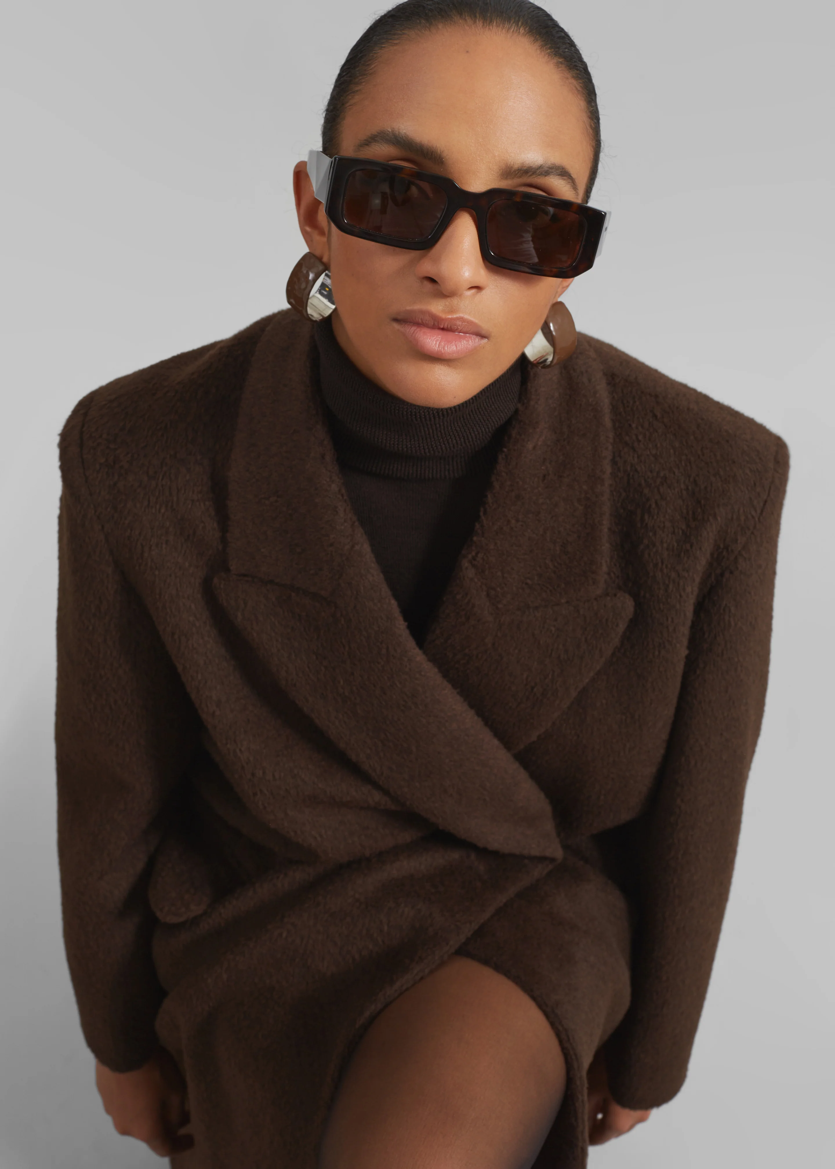 Melcombe Coat - Brown - Image 7