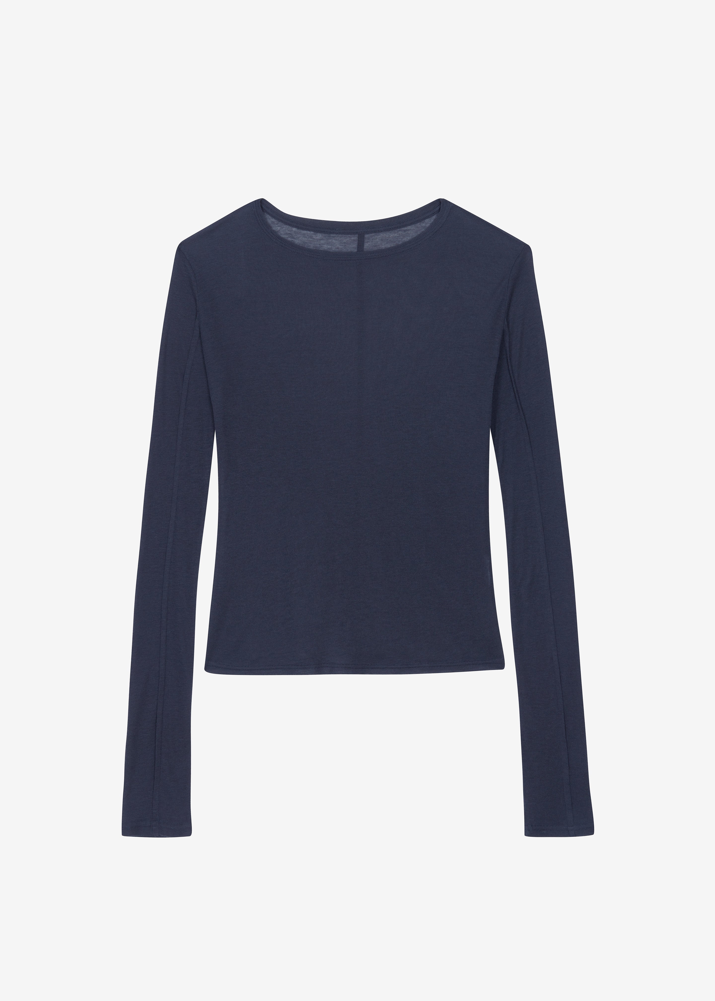 Mesa Sheer Long Sleeve Tee - Navy - Image 11