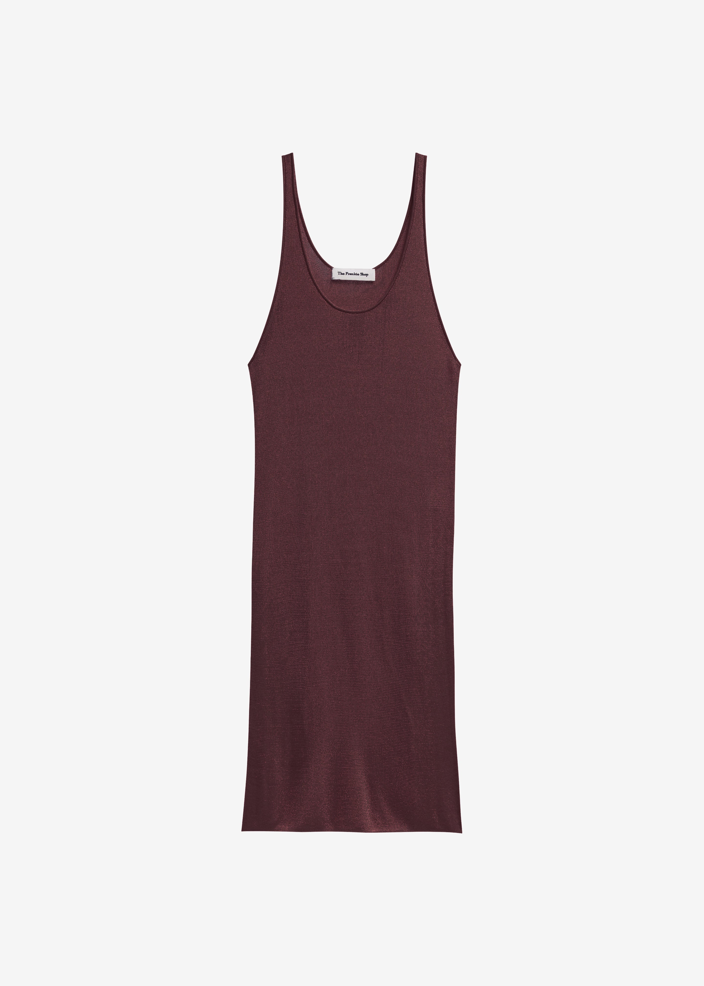 Miami Knit Mini Dress - Burgundy - Image 6