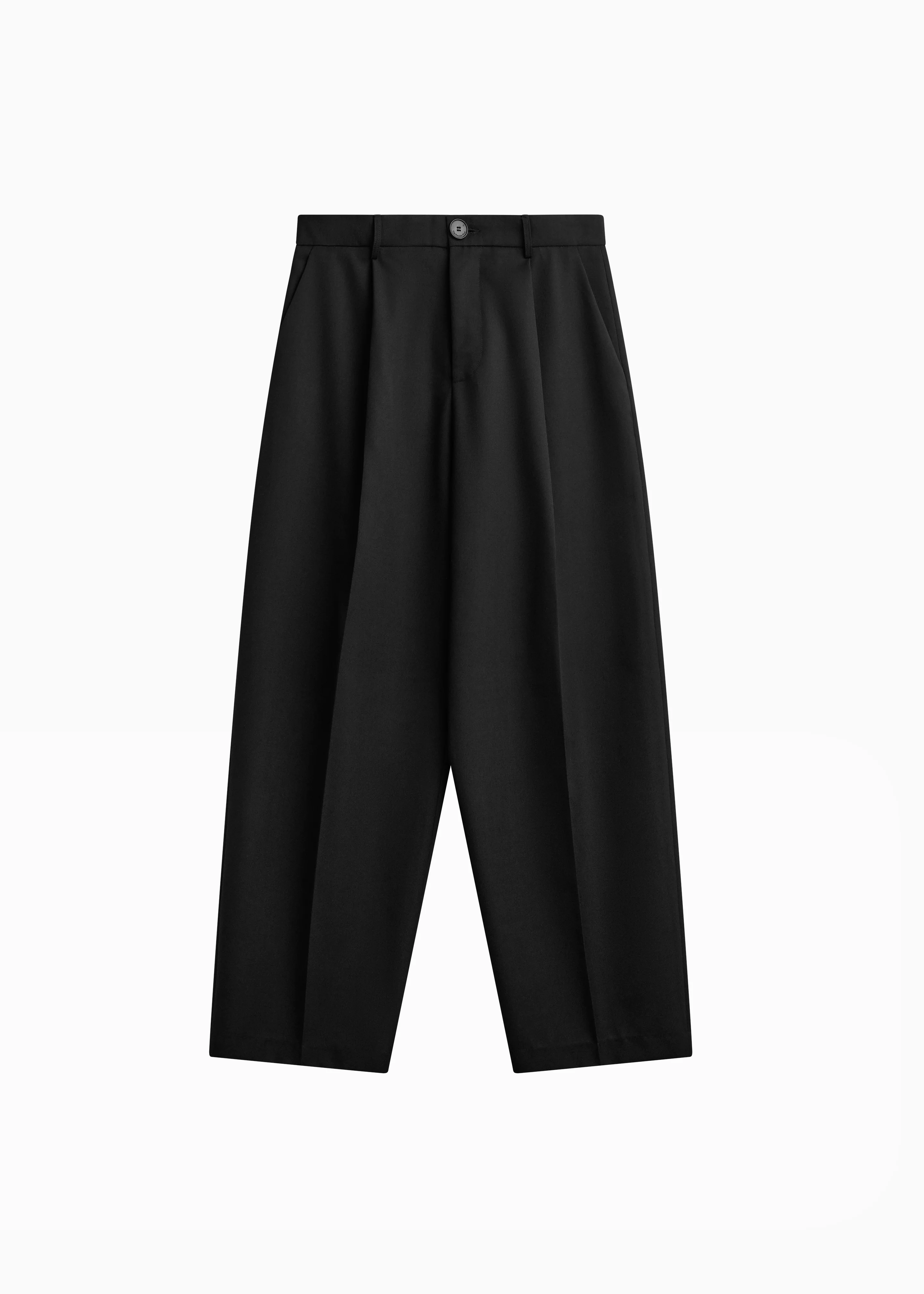 Milton Wool-Blend Trousers - Black - Image 8