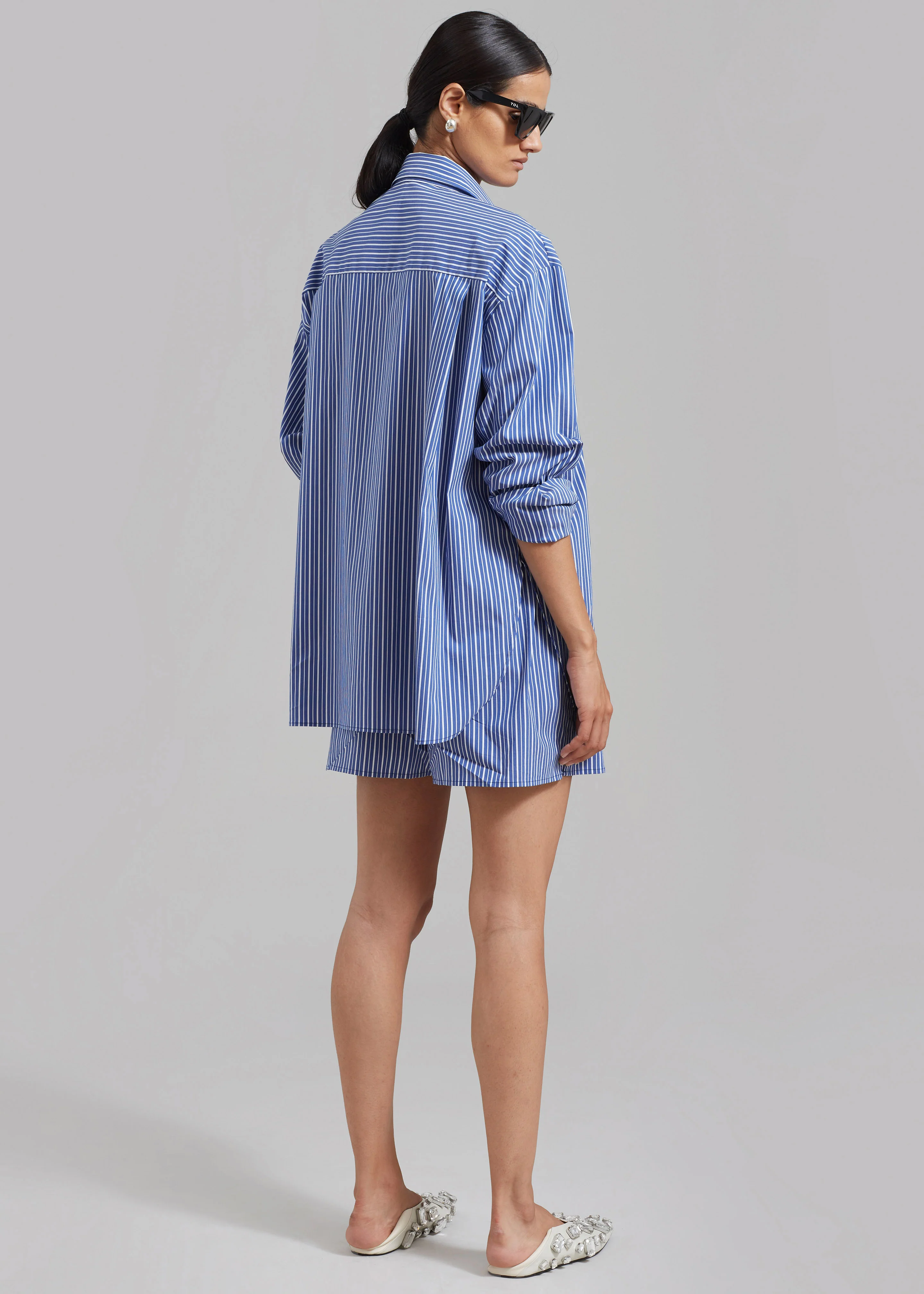 Mirca Boxer Shorts - Blue Multi Stripe - Image 7