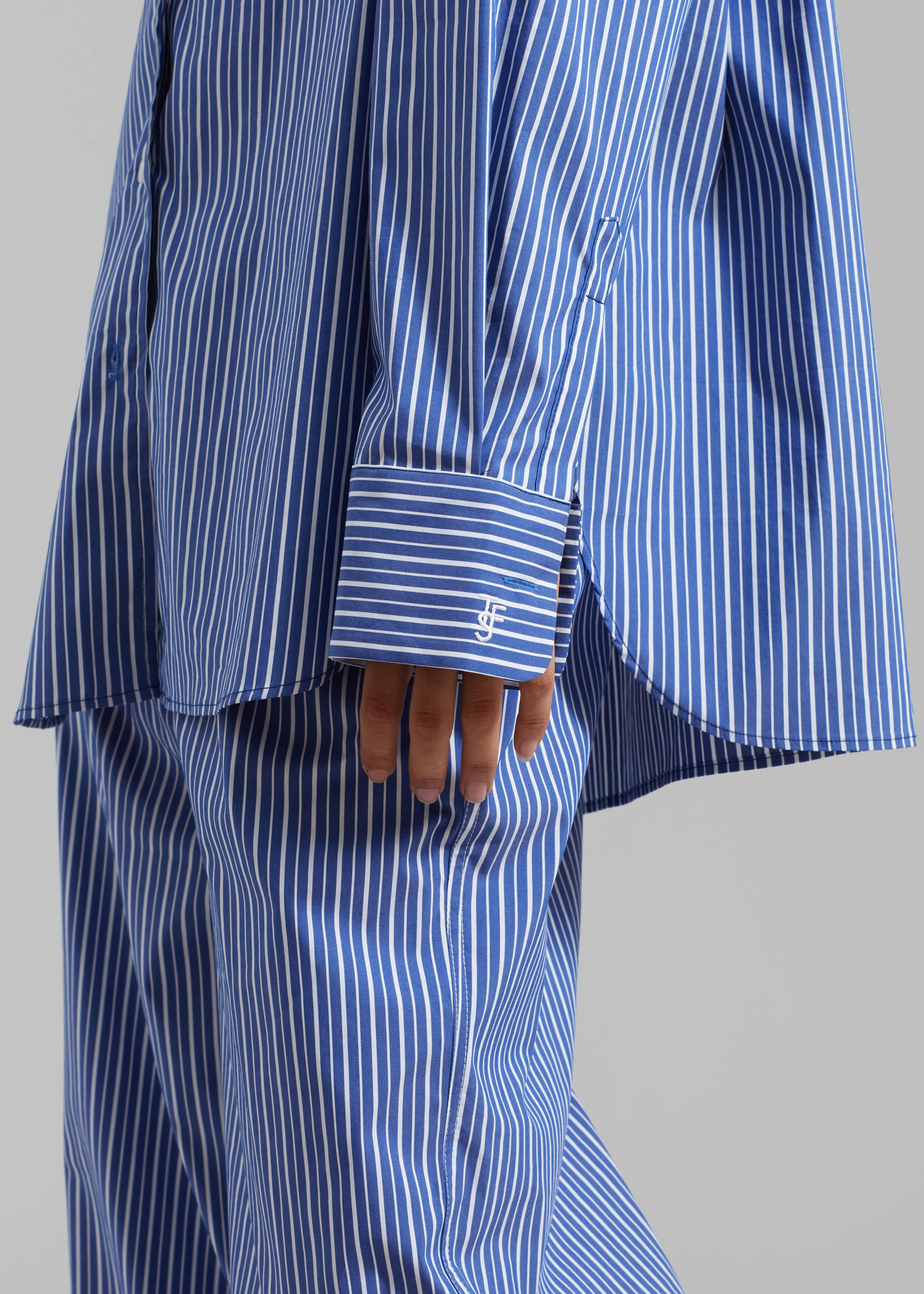 Mirca Pocket Shirt - Blue Multi Stripe - Image 7