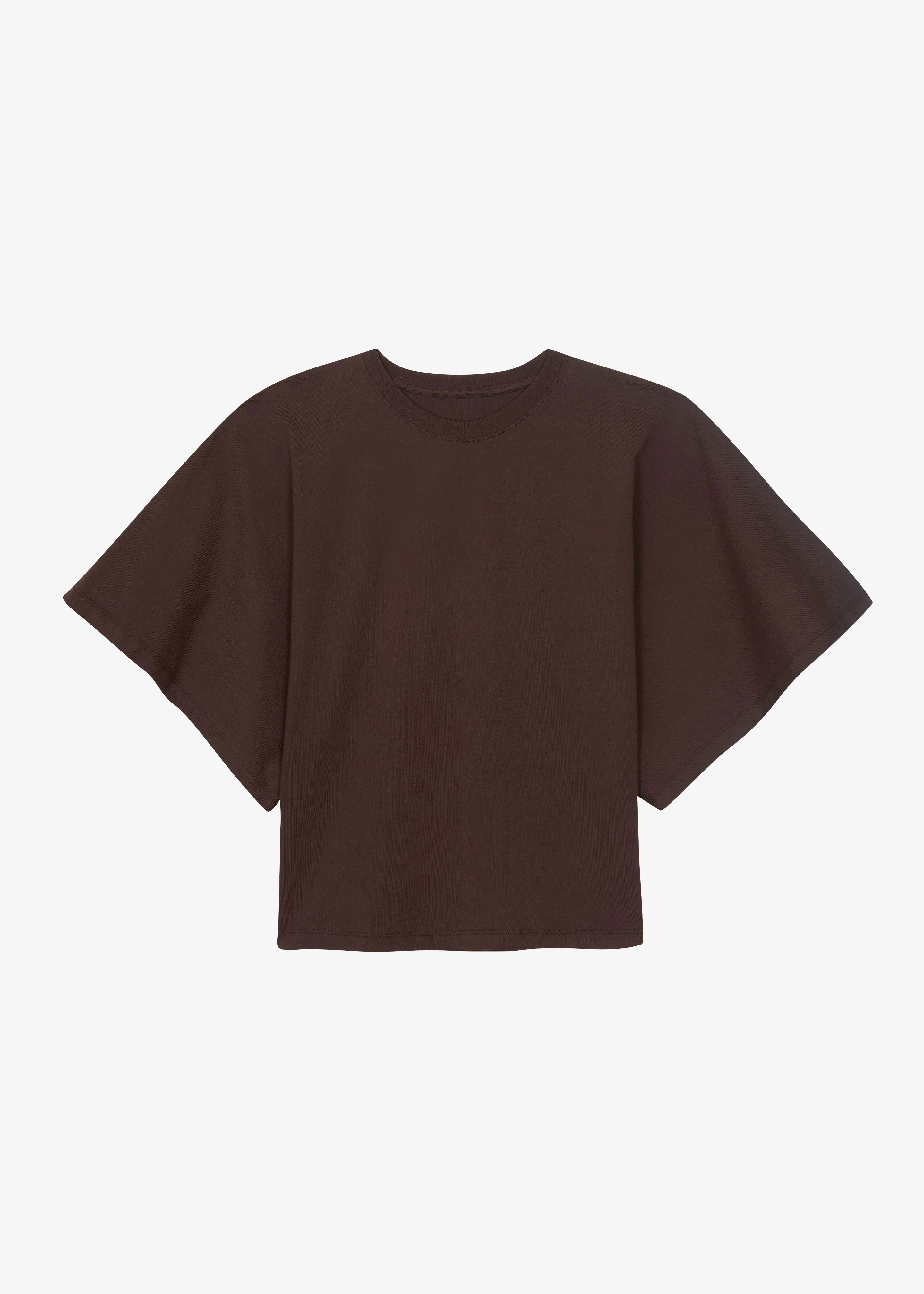 Modave Dolman Sleeve Tee - Brown - Image 6