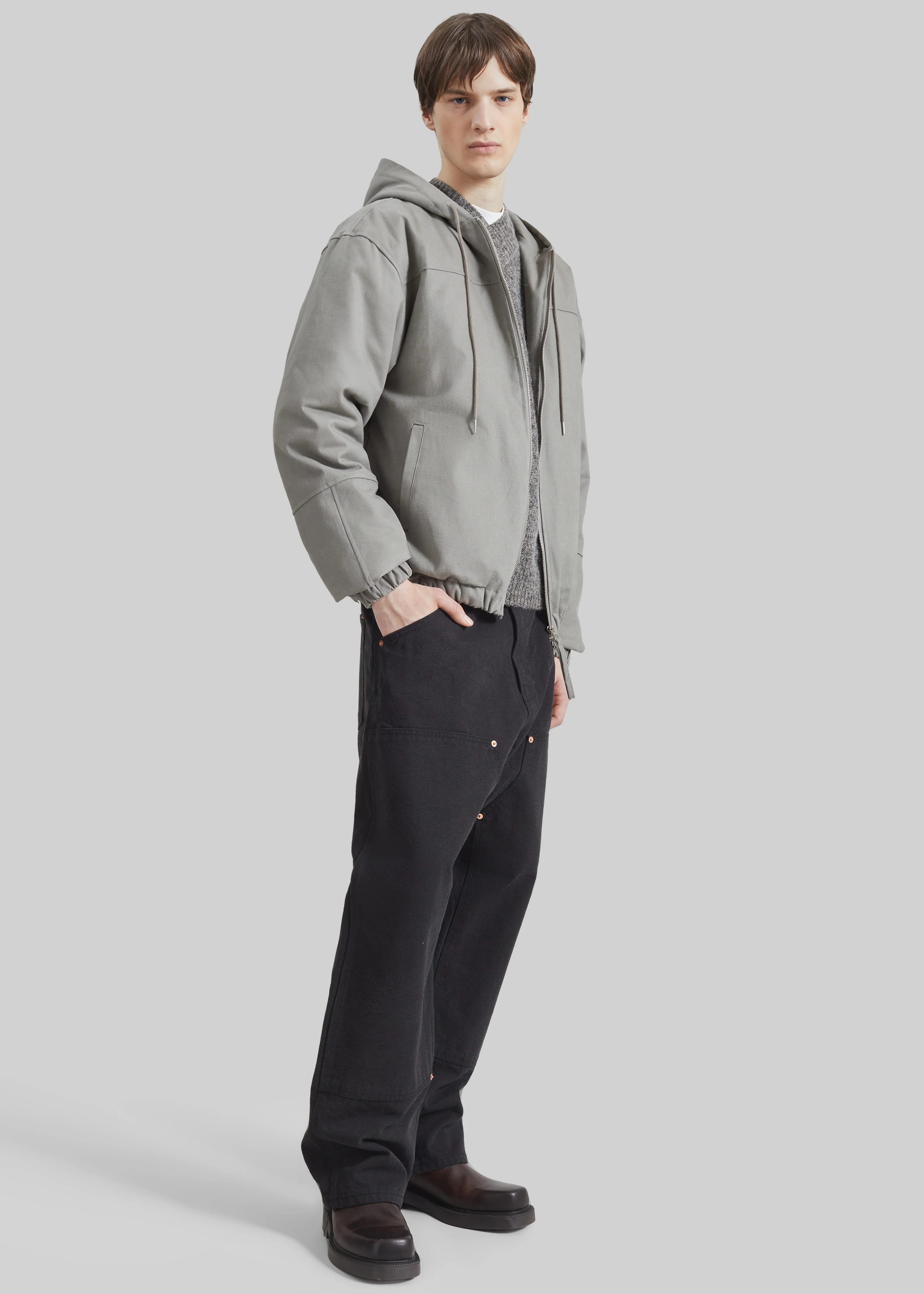 Molkom Padded Jacket - Taupe - Image 10