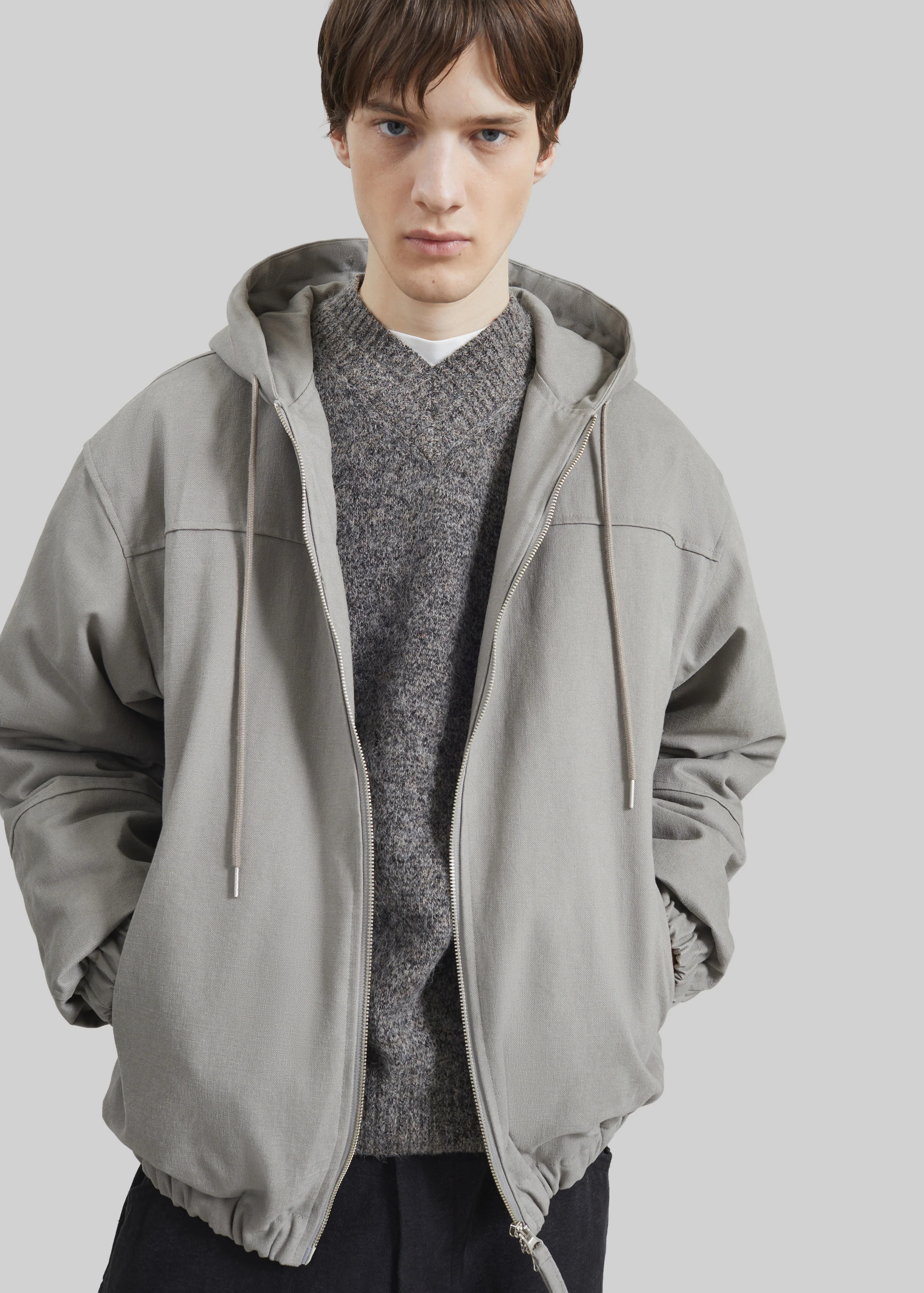 Molkom Padded Jacket - Taupe - Image 5