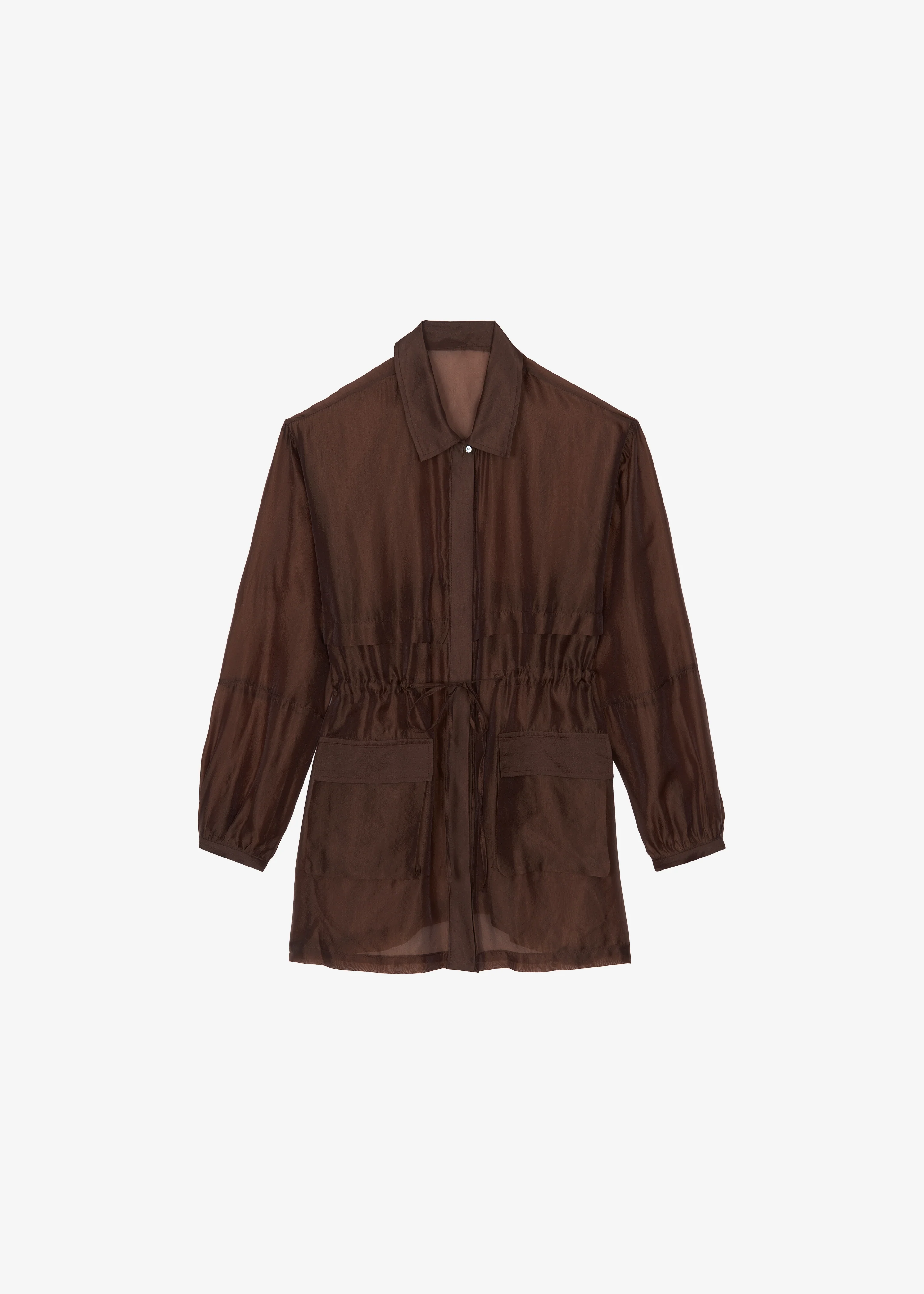 Montaro Sheer Light Jacket - Brown - Image 10