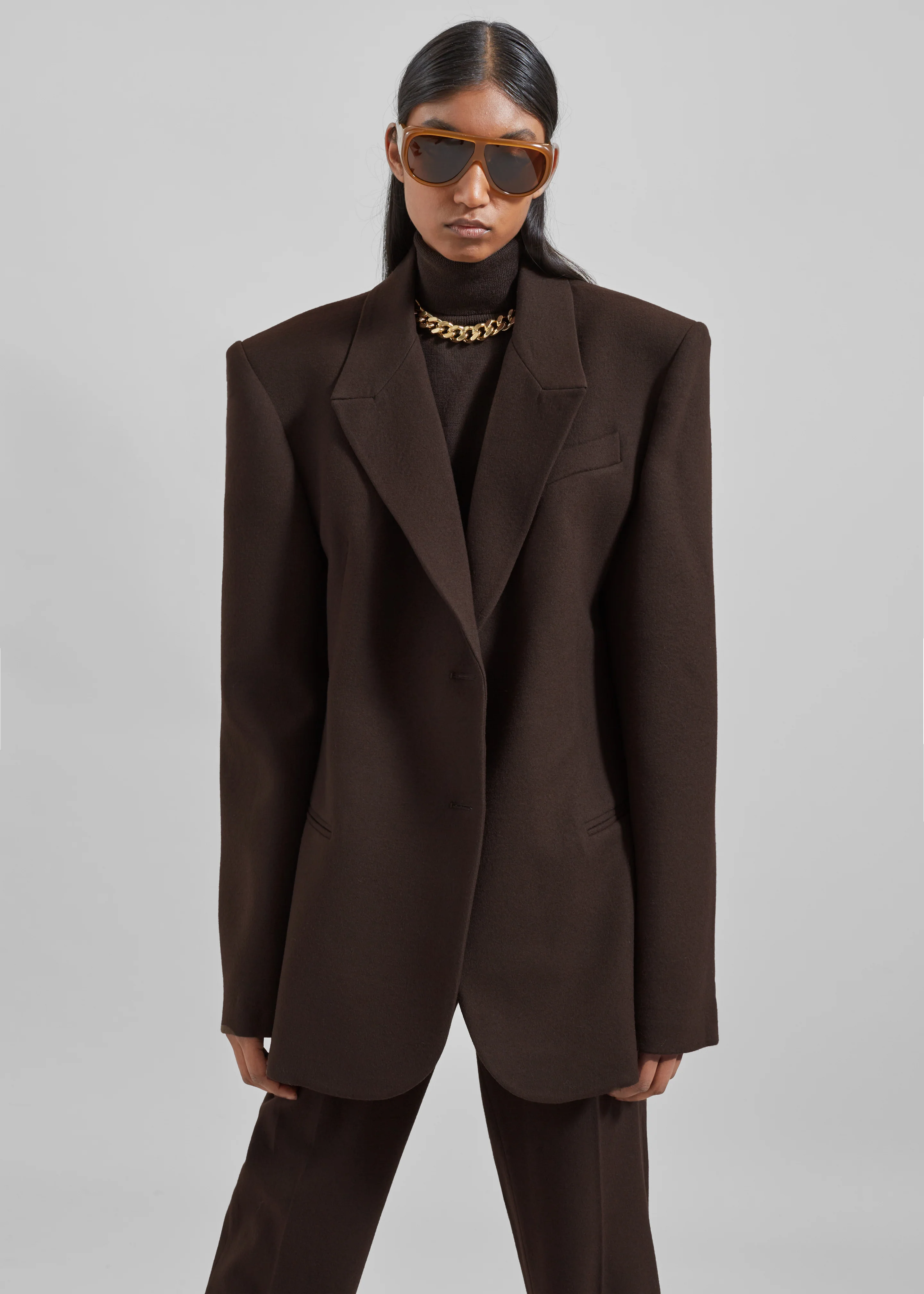Morrison Crossover Blazer - Brown - Image 11