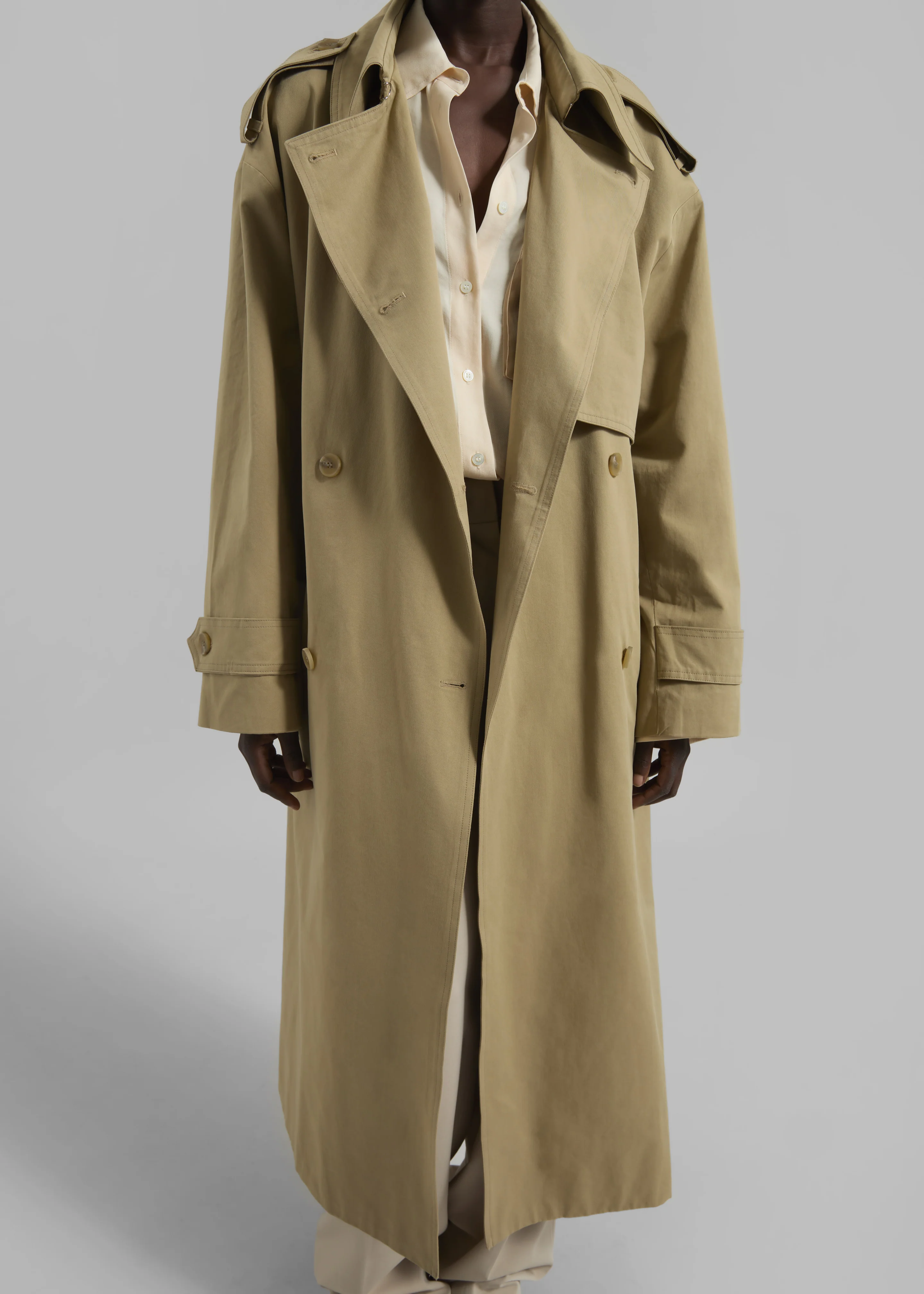 Nabesna Trench Coat - Beige - Image 5