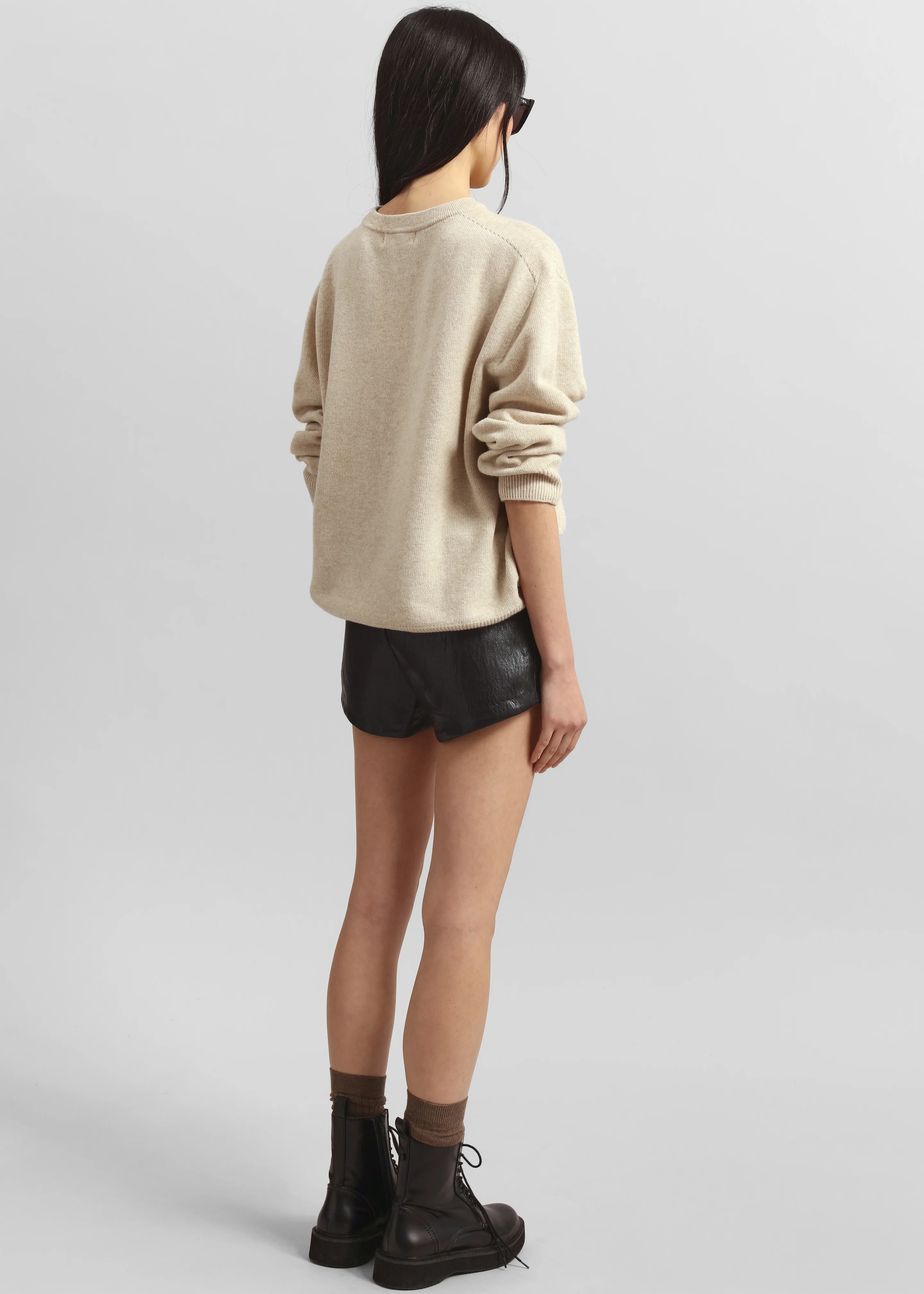 Nashik Wool Sweater - Cream - Image 6