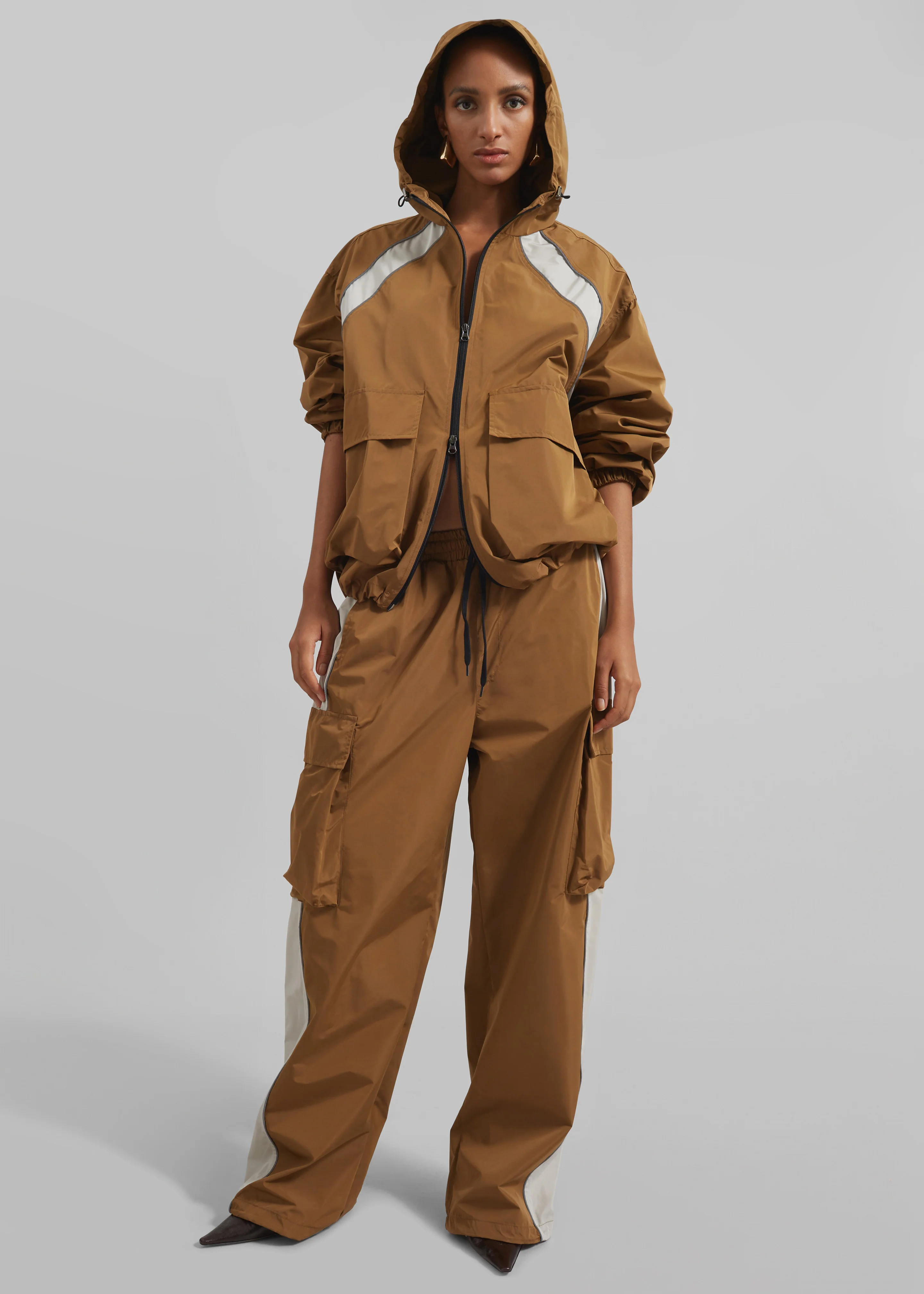 Navan Cargo Pants - Brown - Image 5