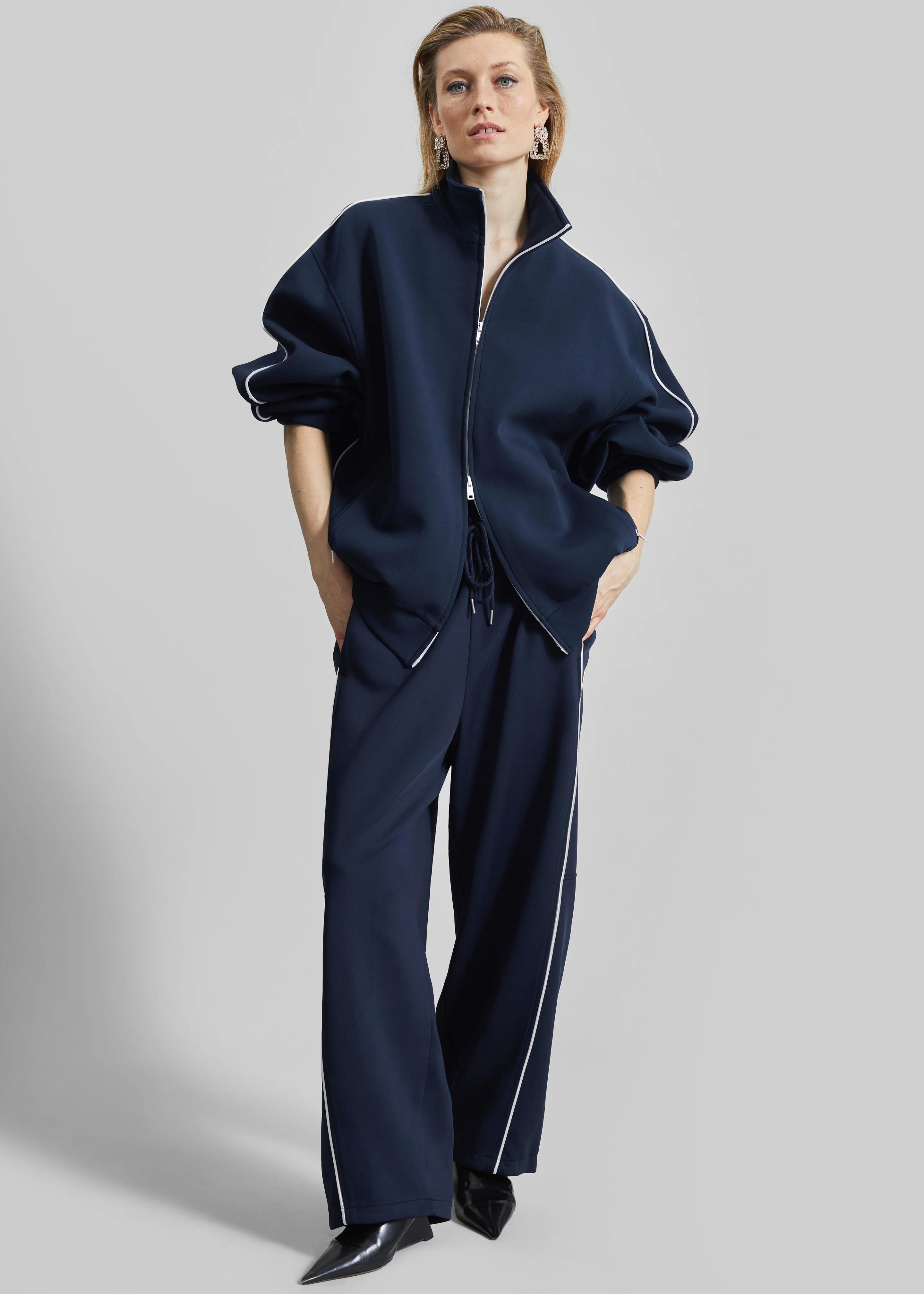 Nayen Track Pants - Navy - Image 3