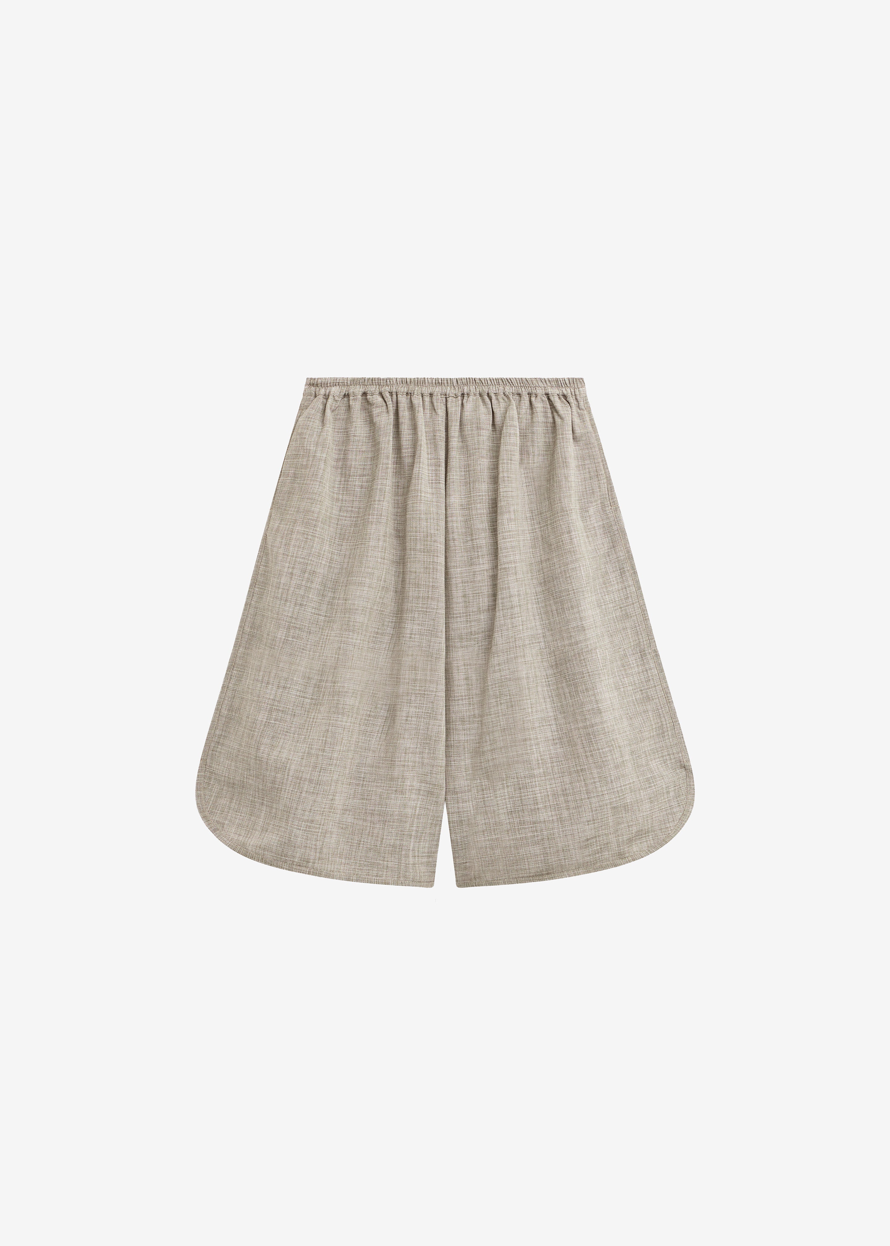 Nelis Suiting Bermuda Shorts - Beige Melange - Image 7