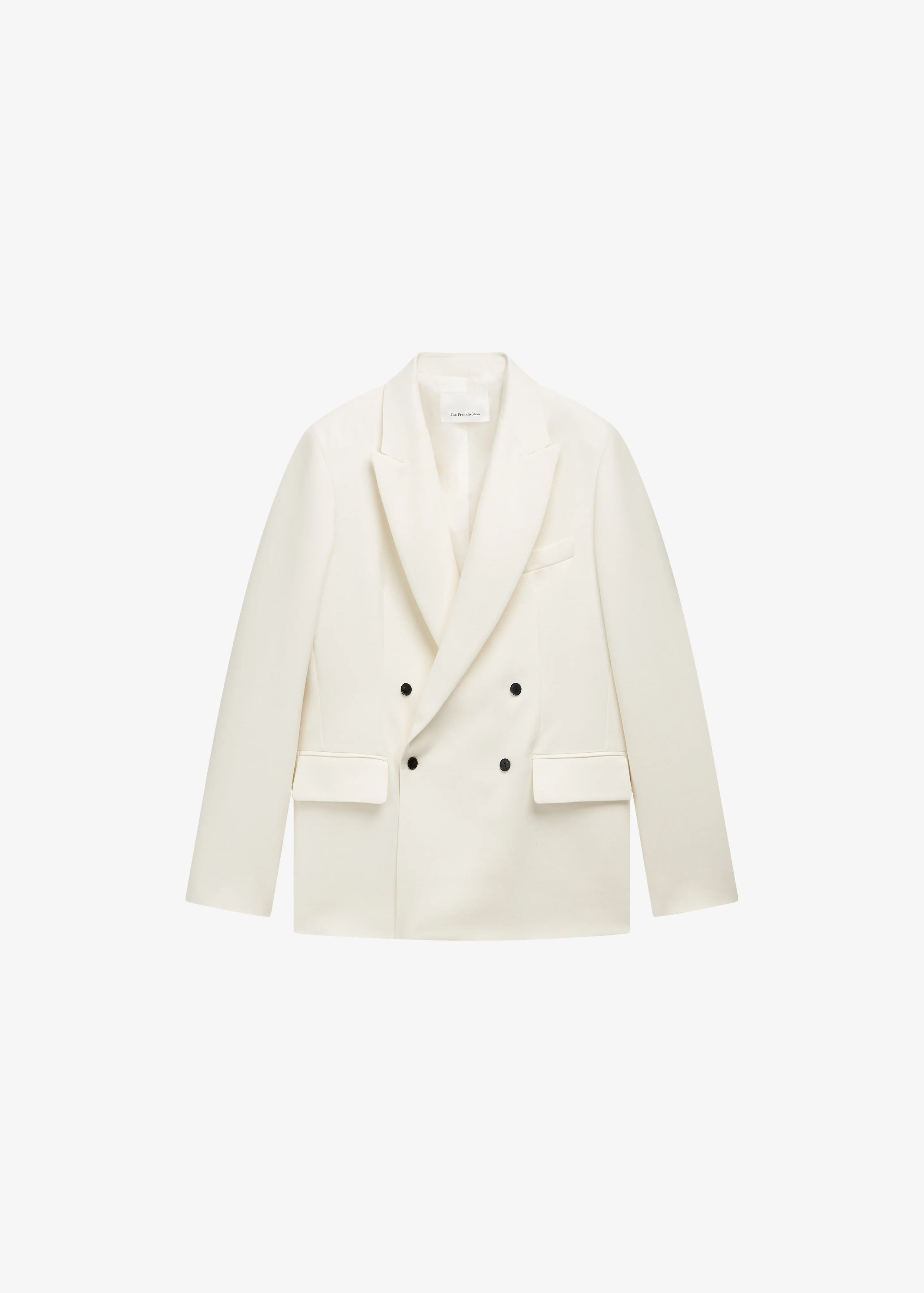 Newark Double Breasted Blazer - Ivory - Image 11