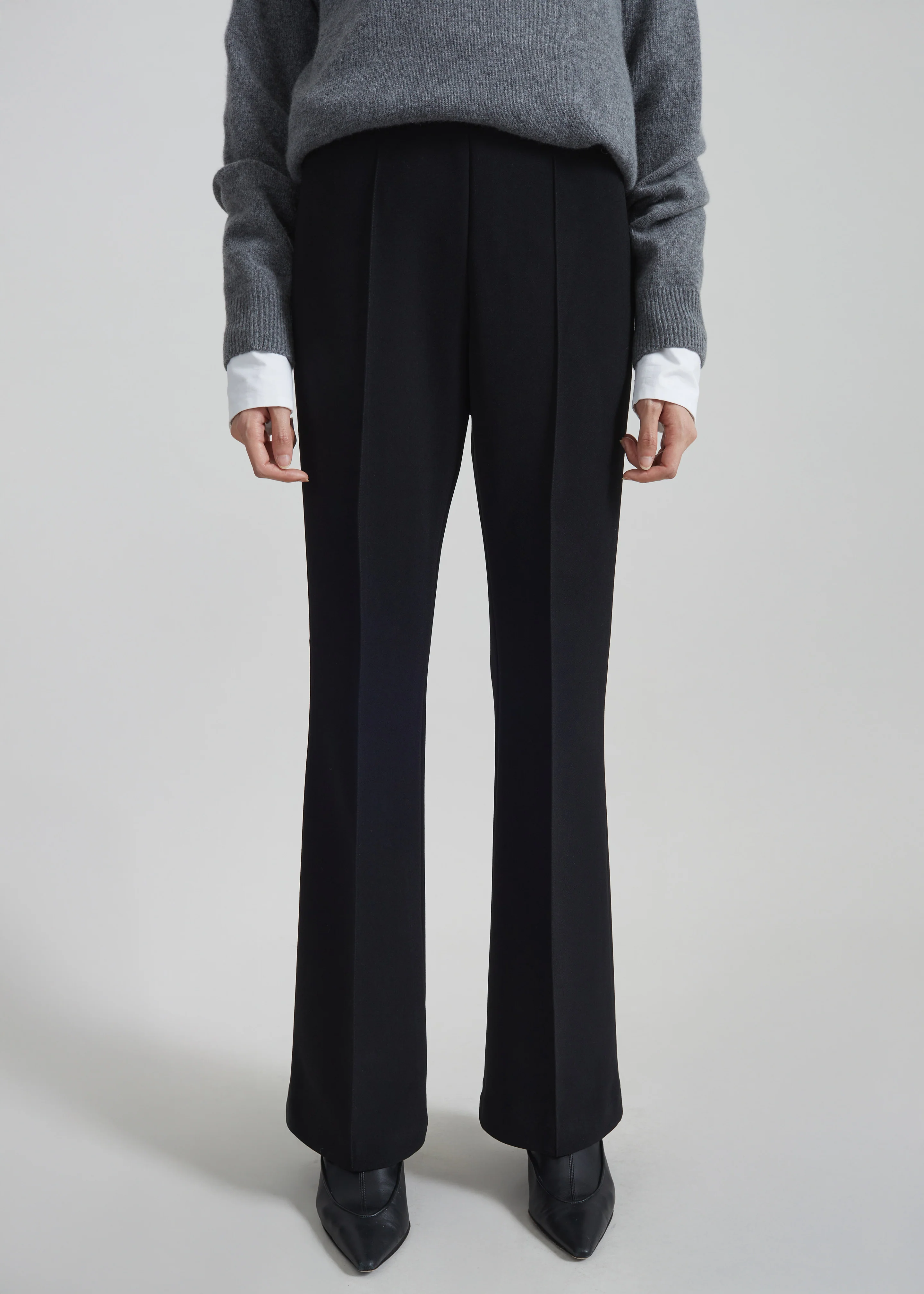 Nibelle Bootcut Pants - Black - Image 4