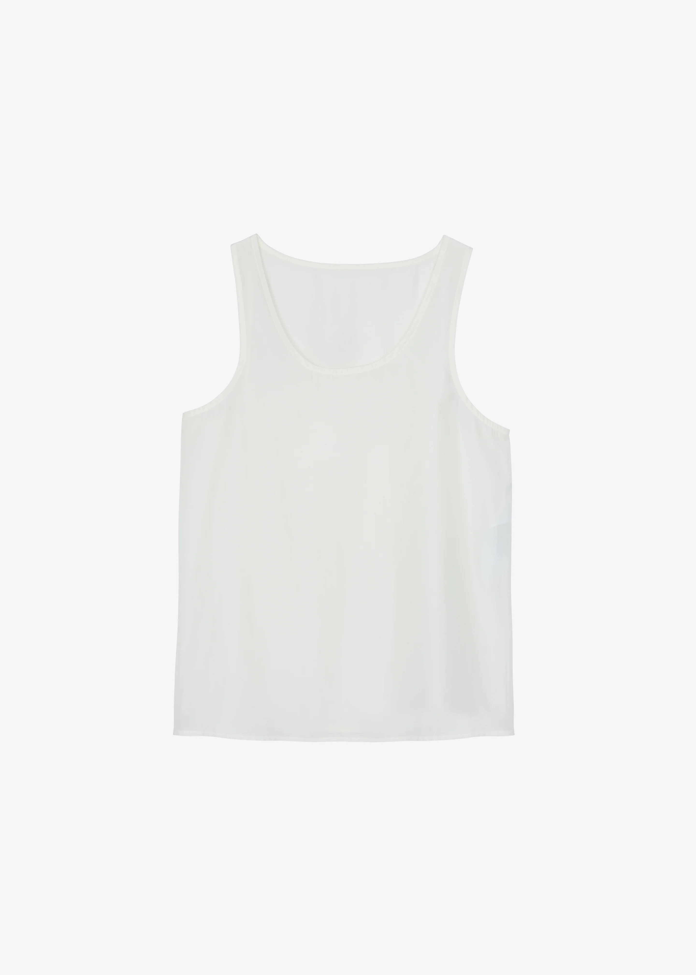Nivee Lustrous Boxy Tank - Ivory - Image 8