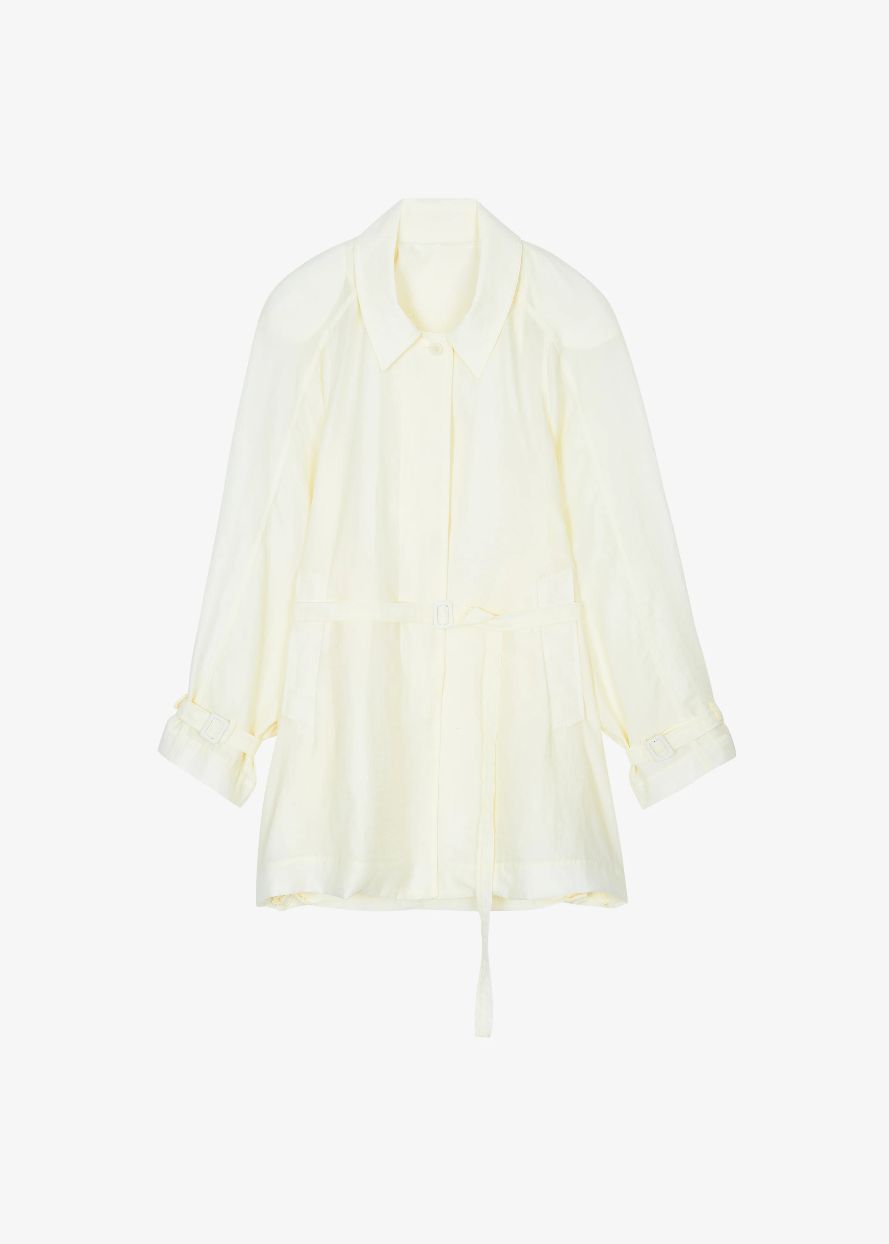 Noema Sheer Light Jacket - Ivory - Image 7