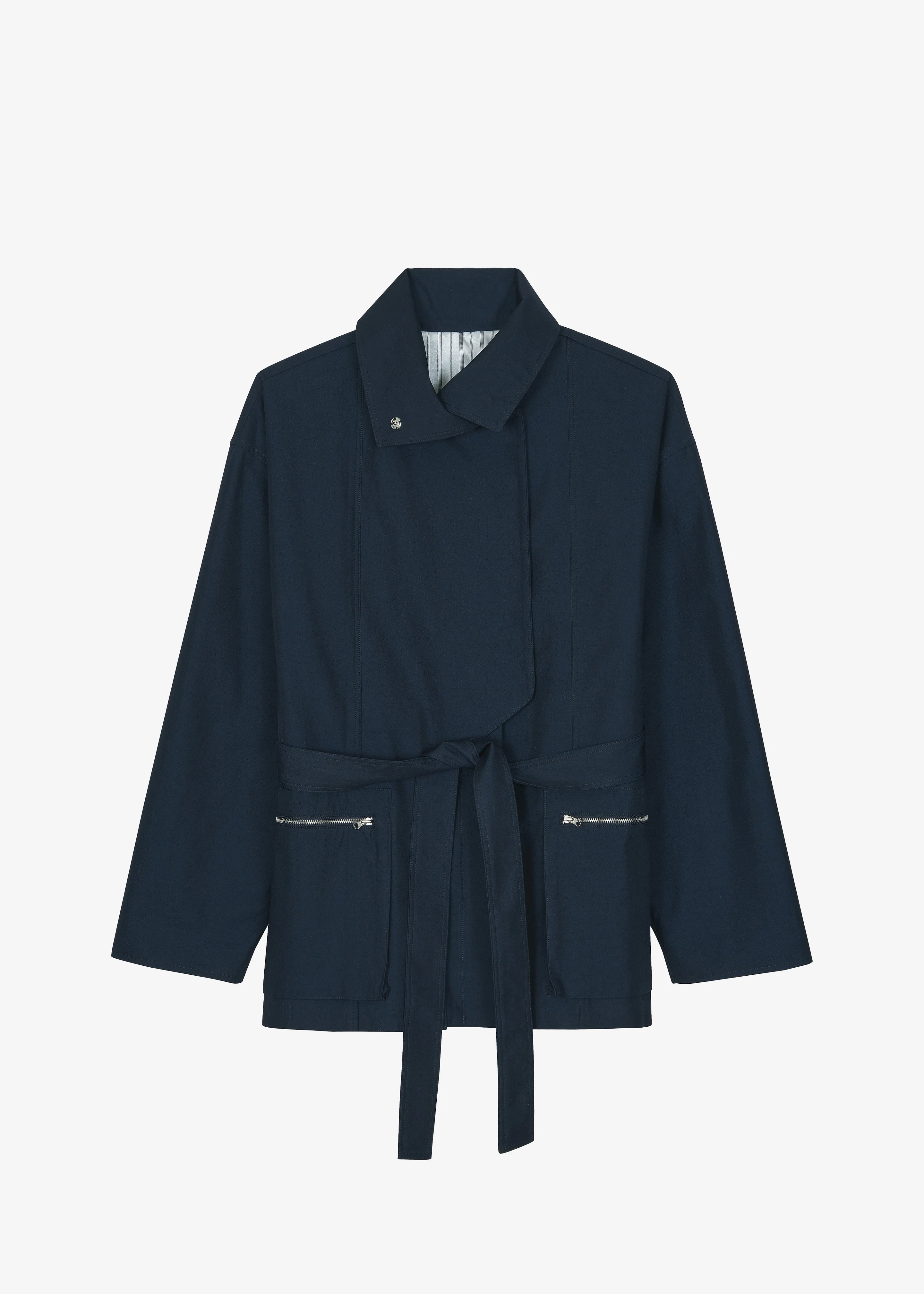 Norris Short Trench - Navy - Image 8