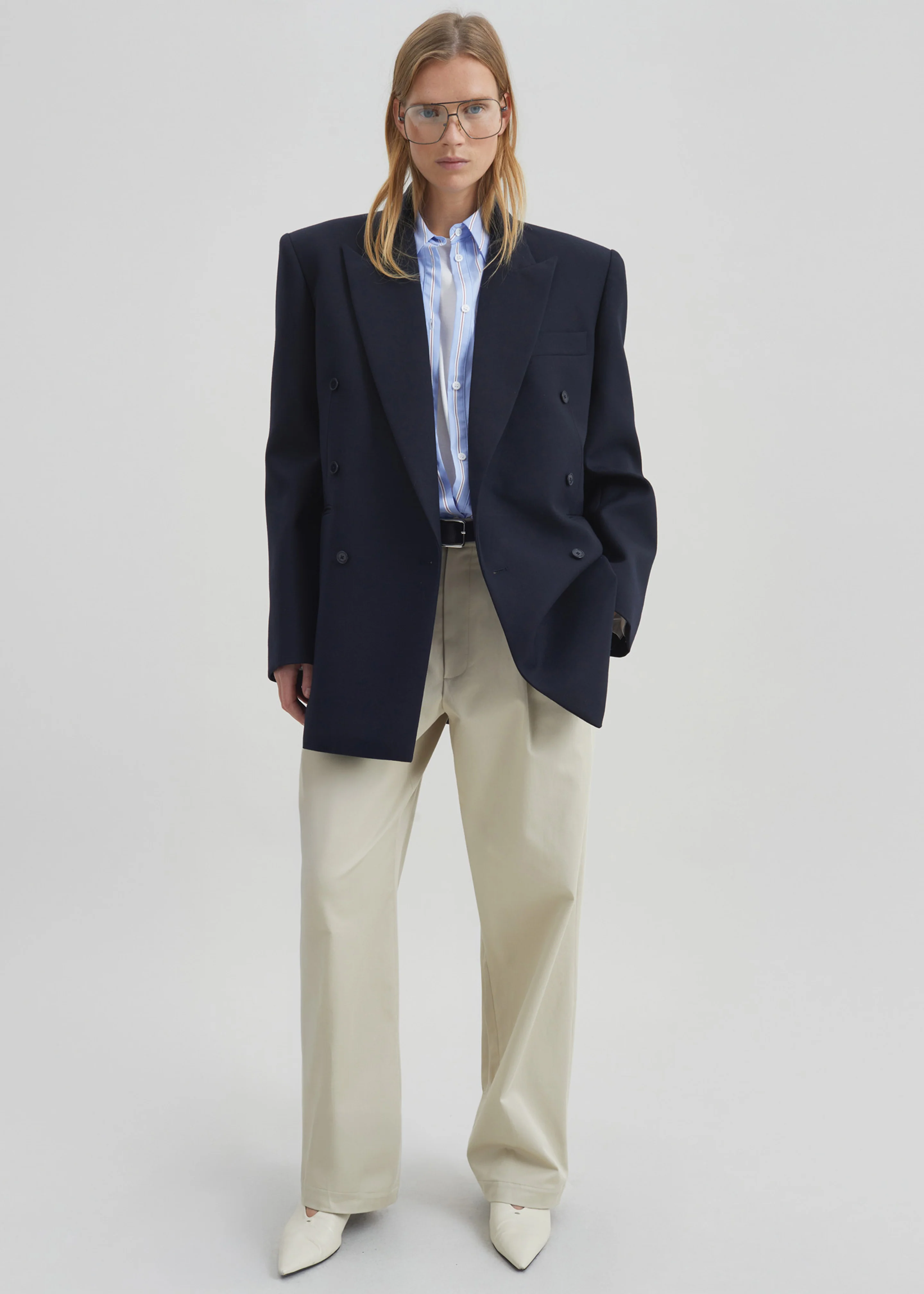 Norstrand Cotton Chino Trousers - Light Beige - Image 5