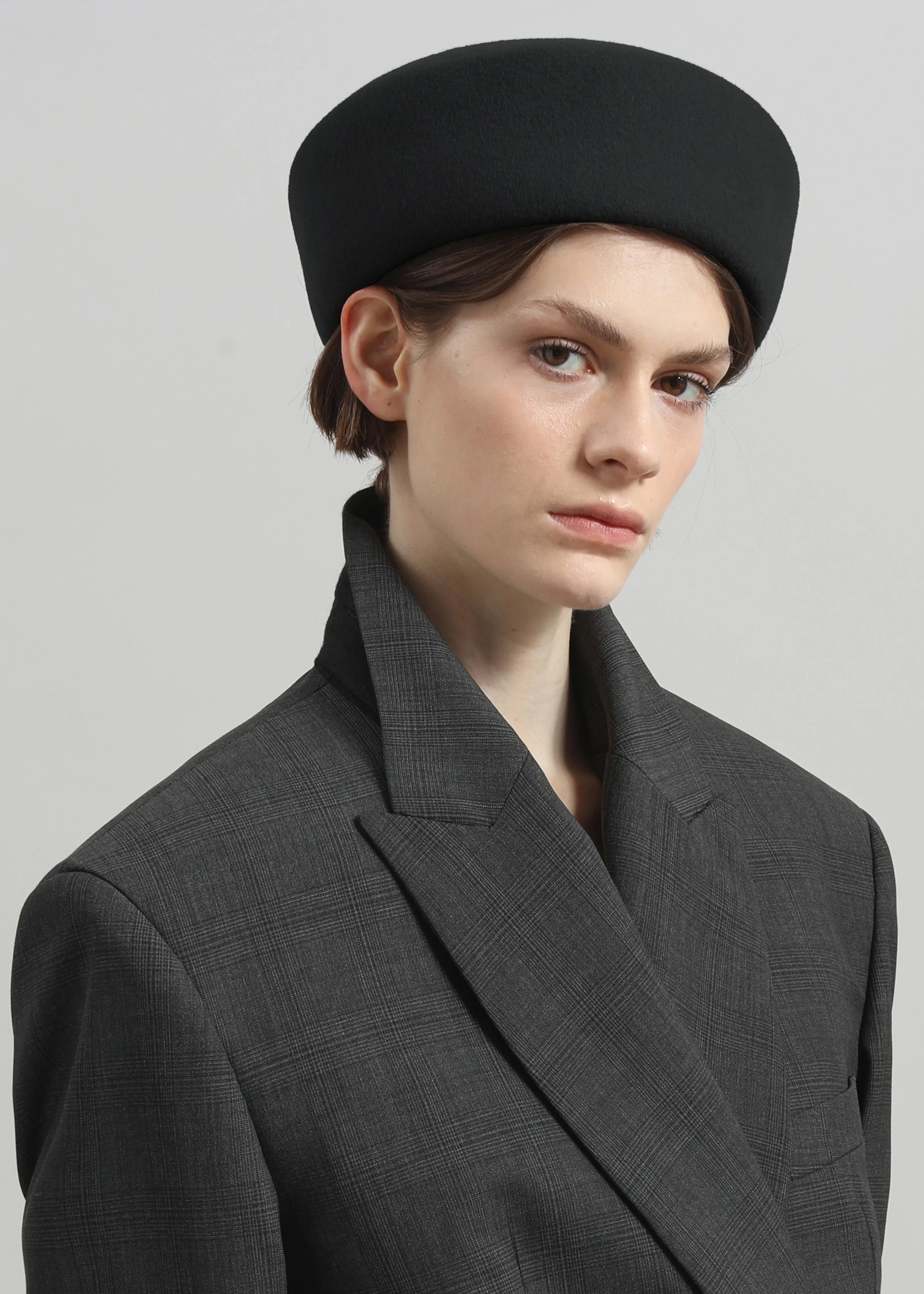 Noxley Pillbox Hat - Black - Image 3