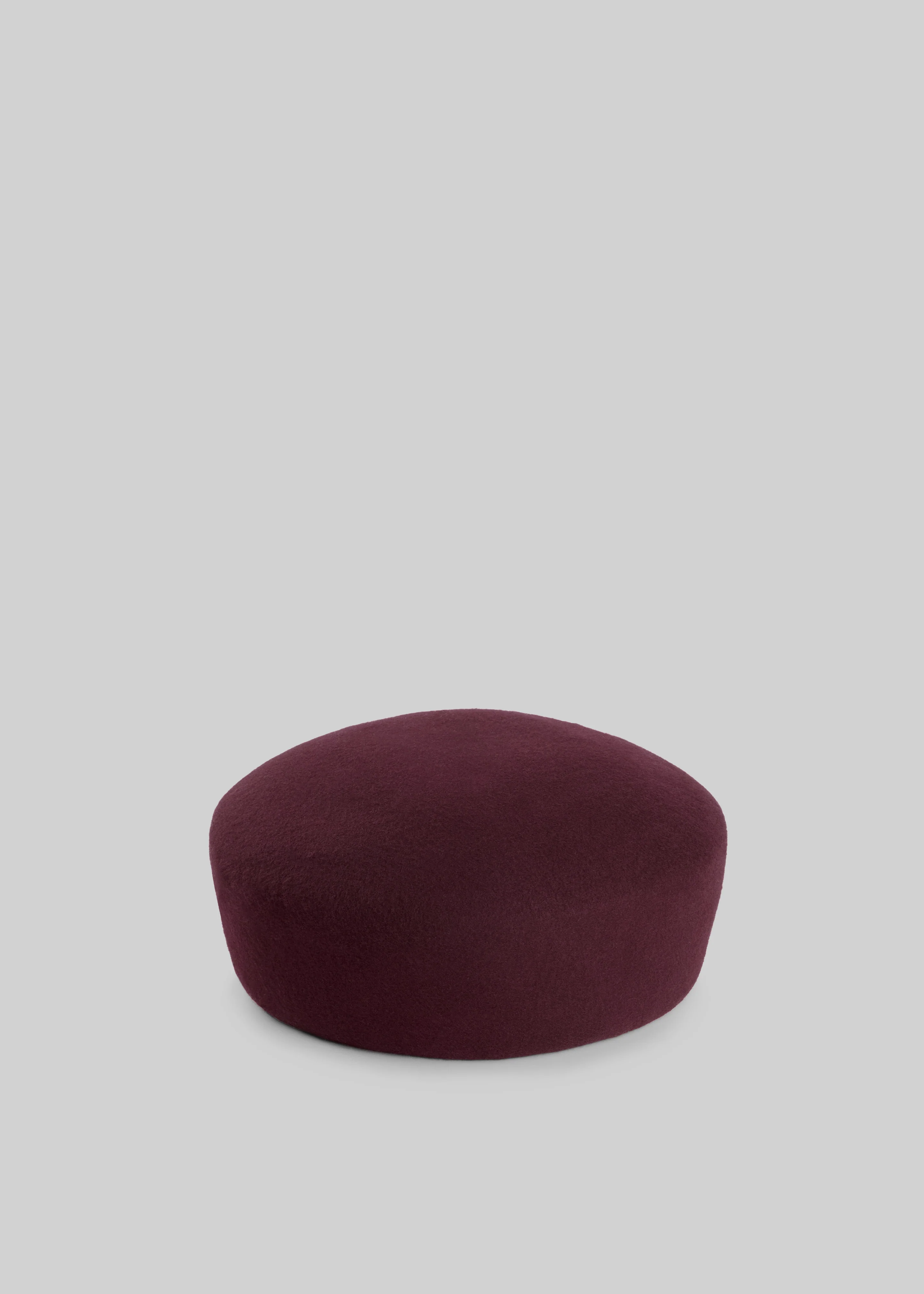 Noxley Pillbox Hat - Burgundy - Image 2