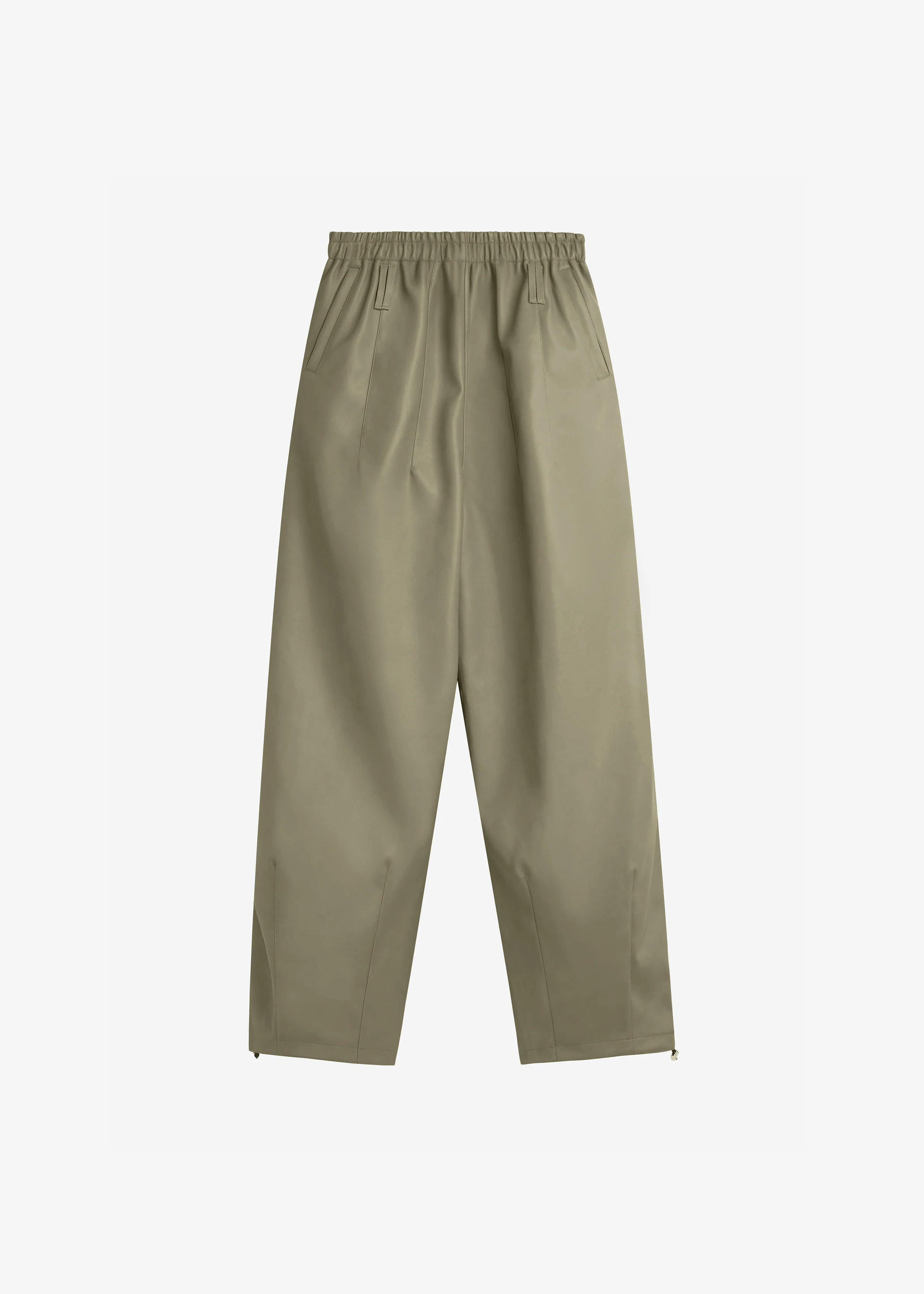 Oakdale Faux Leather Track Pants - Sage - Image 13