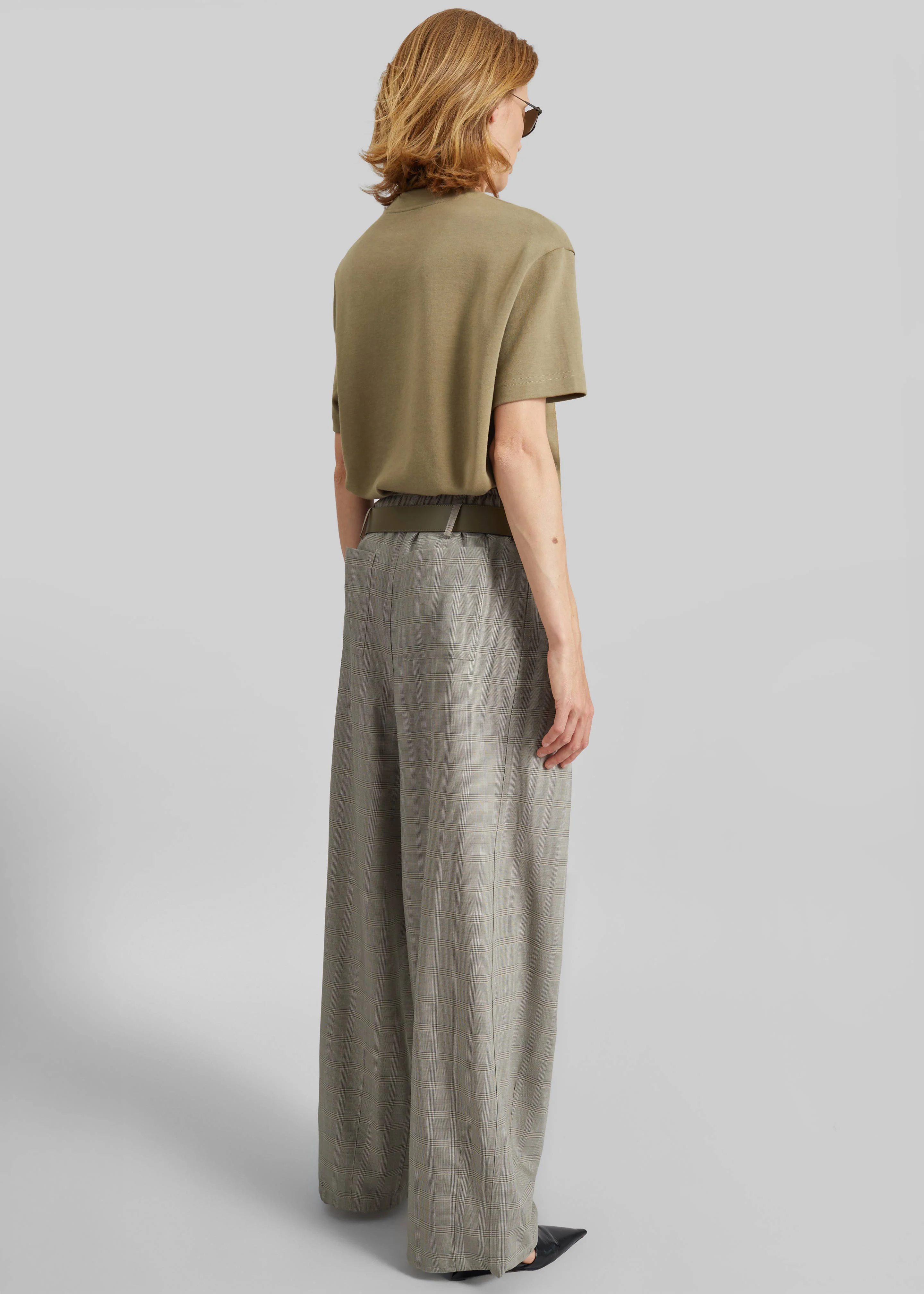 Oakdale Track Pants - Beige Glen Plaid - Image 8