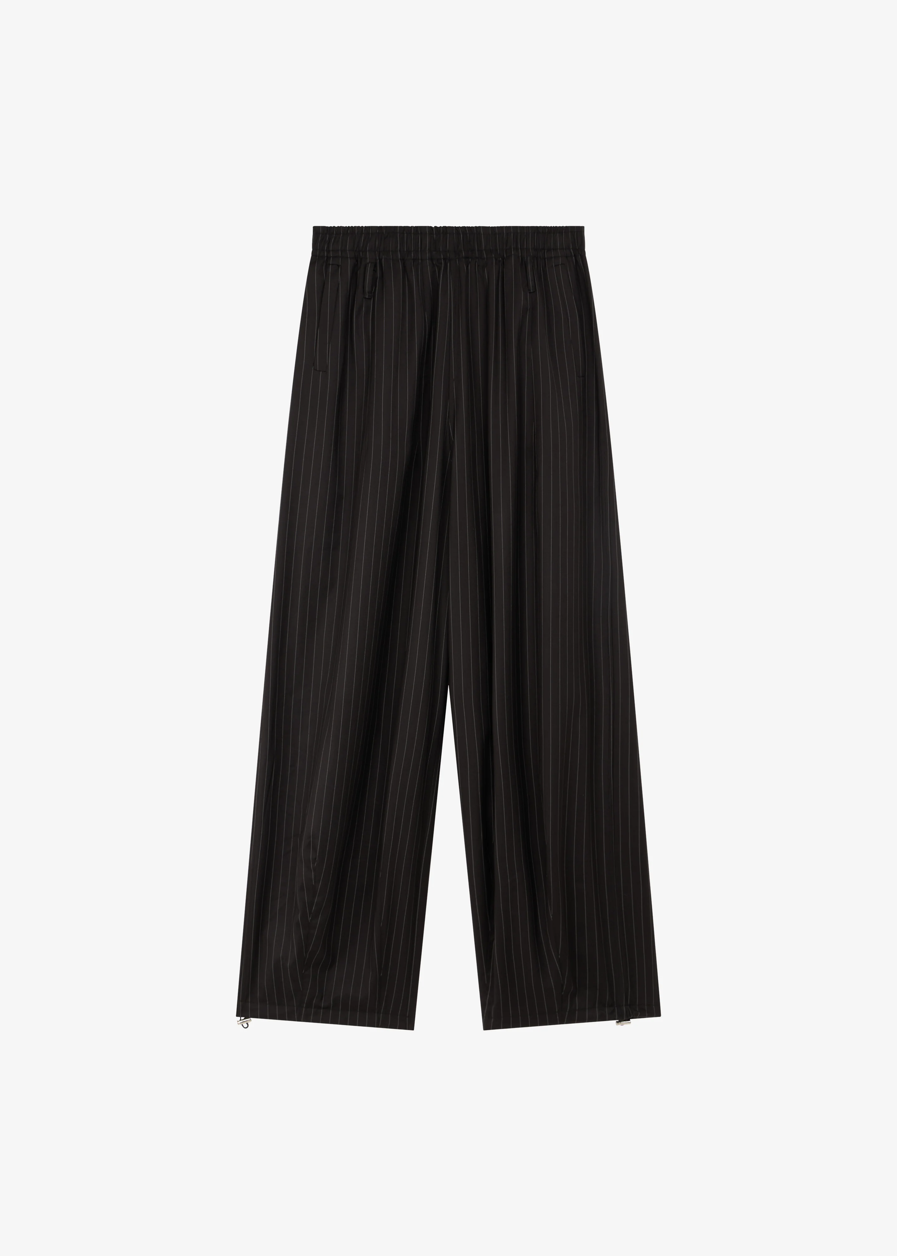 Oakdale Track Pants - Black/White Pinstripe - Image 7