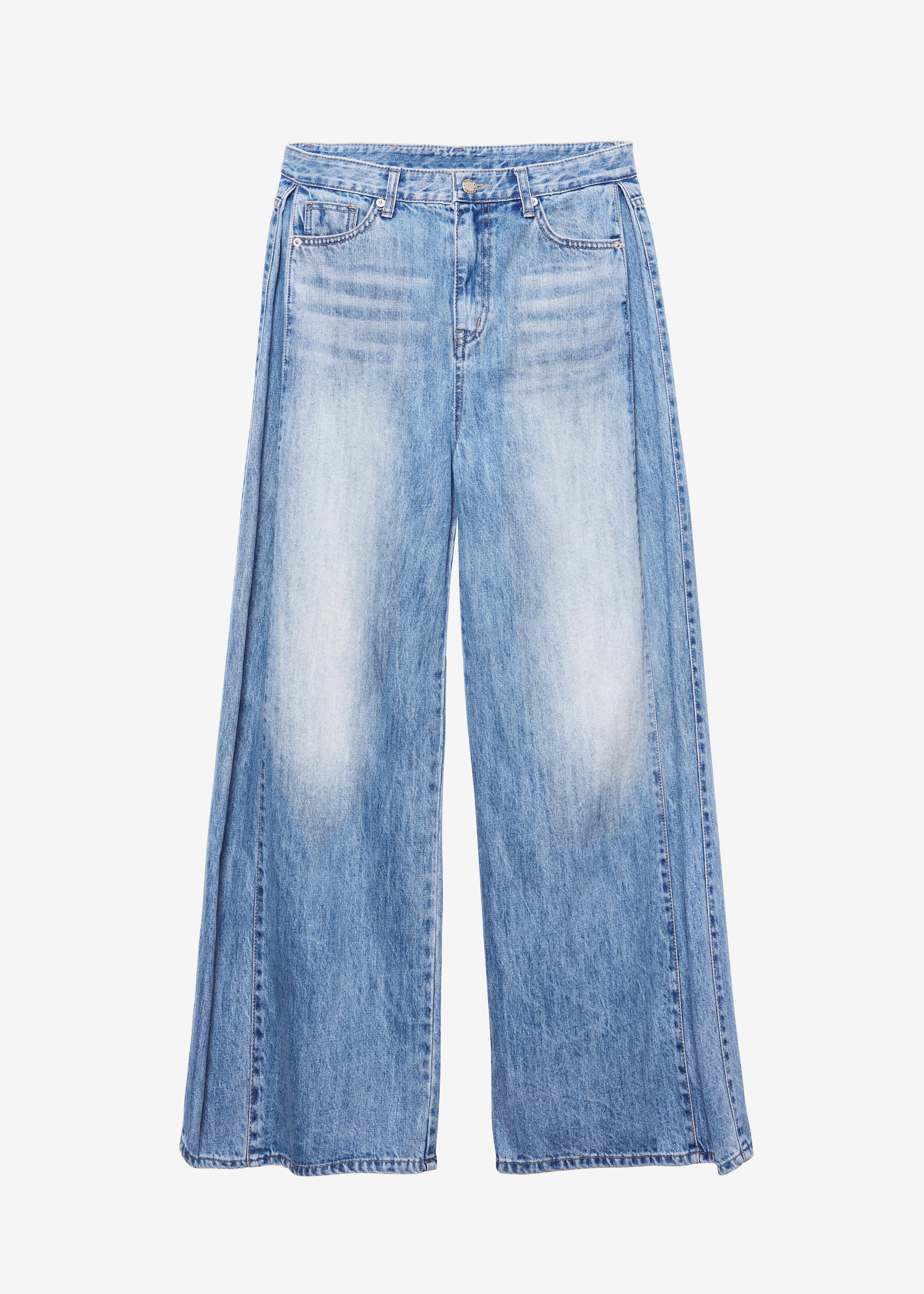 Oakley Wide Leg Jeans - Blue Wash - Image 14